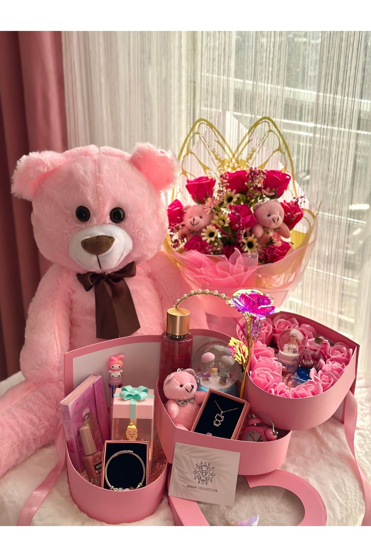 Ahsen Collection Luxury pembe yeni