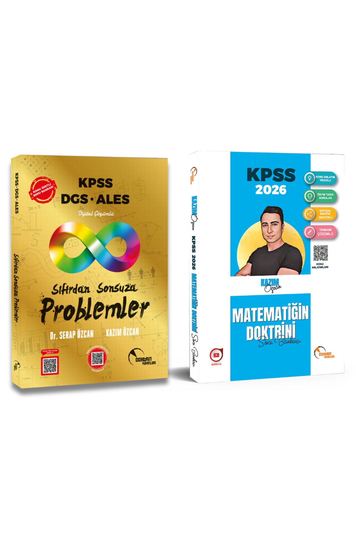 Doktrin Yayınları 2026 KPSS Matematik Seti (2026 KPSS Matematiğin Doktirini + KPSS DGS ALES Problemler)