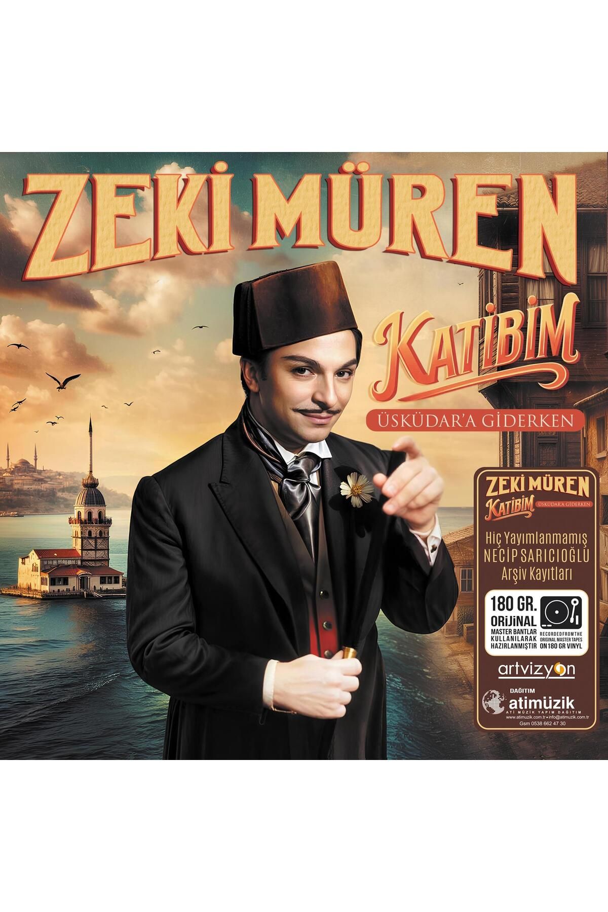 Artvizyon Yapım Zeki Müren - Katibim (Üsküdar'a Giderken) (Plak)