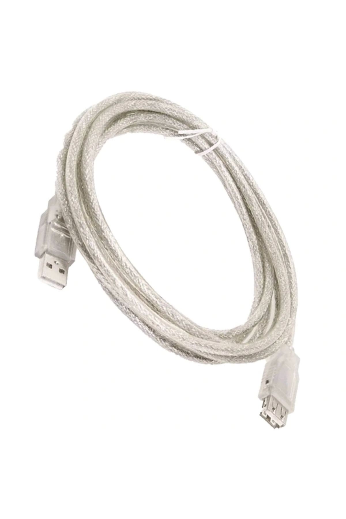 shopwave USB UZATMA KABLO 47 CM ŞEFFAF (5047)