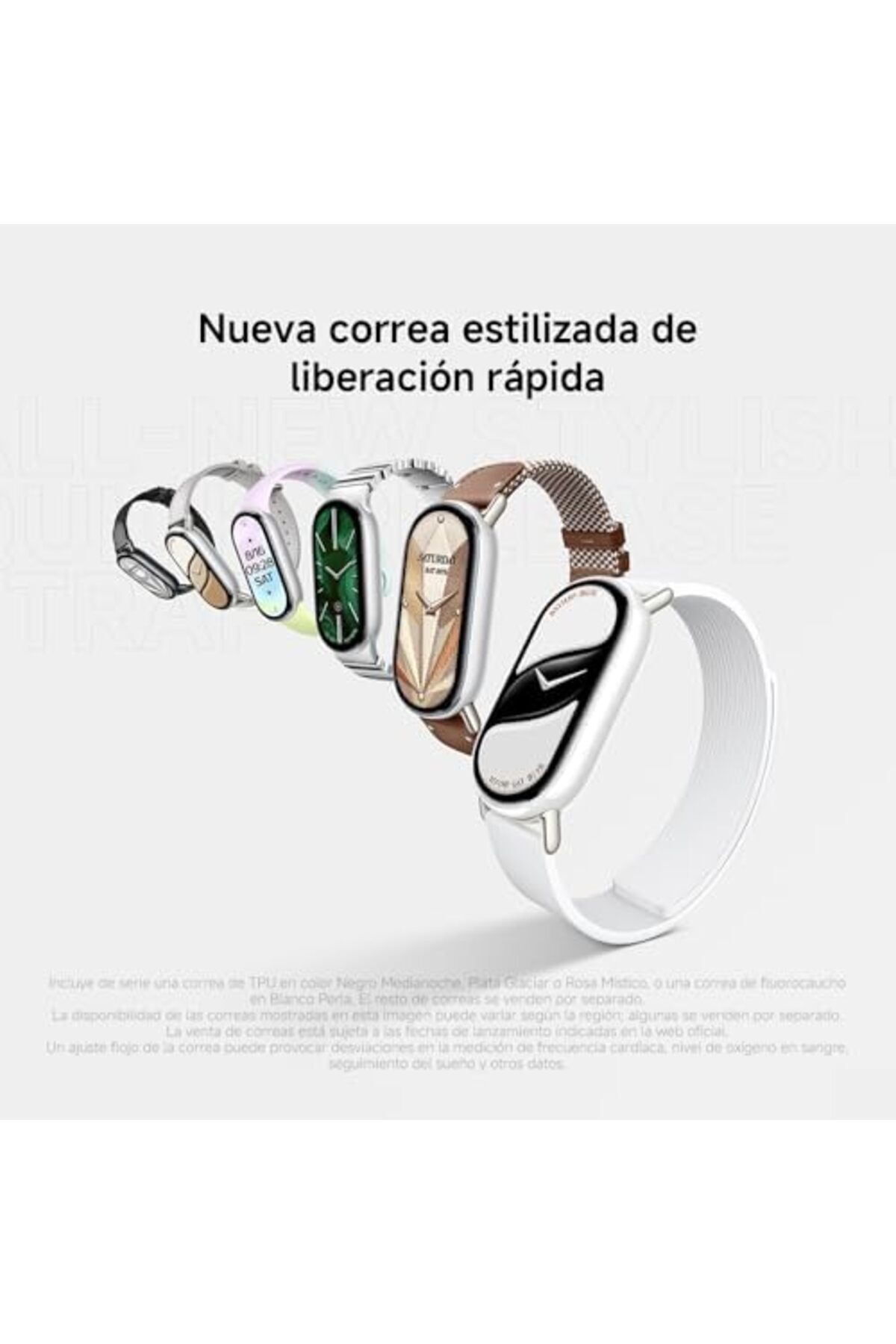 Xiaomi-Smart Band 10 with AMOLED 1.75-Inch Display, Up to 21 Days, Frosted Silver 6