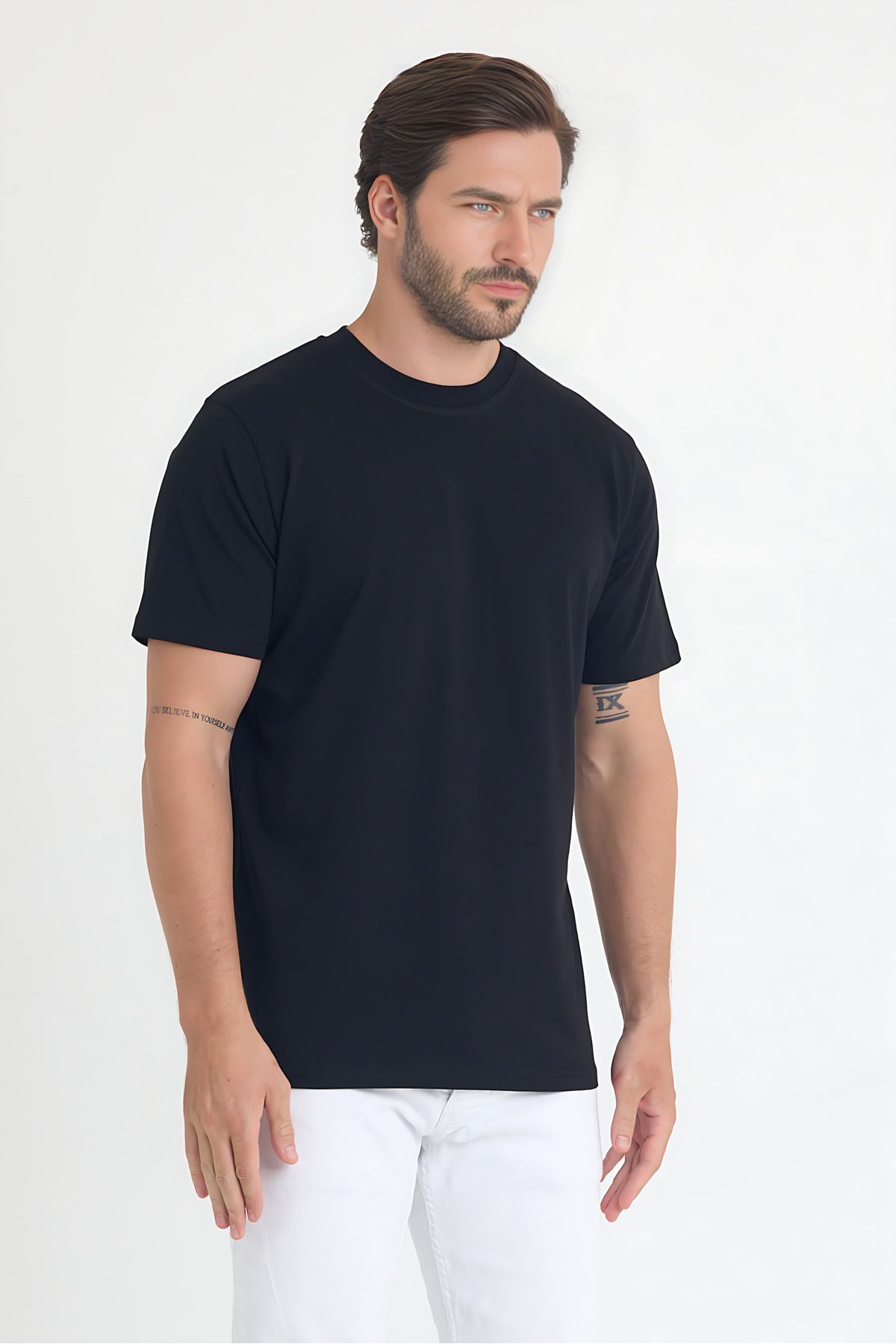 Windy Island Erkek Bisiklet Yaka Regular Fit Basic T-shirt