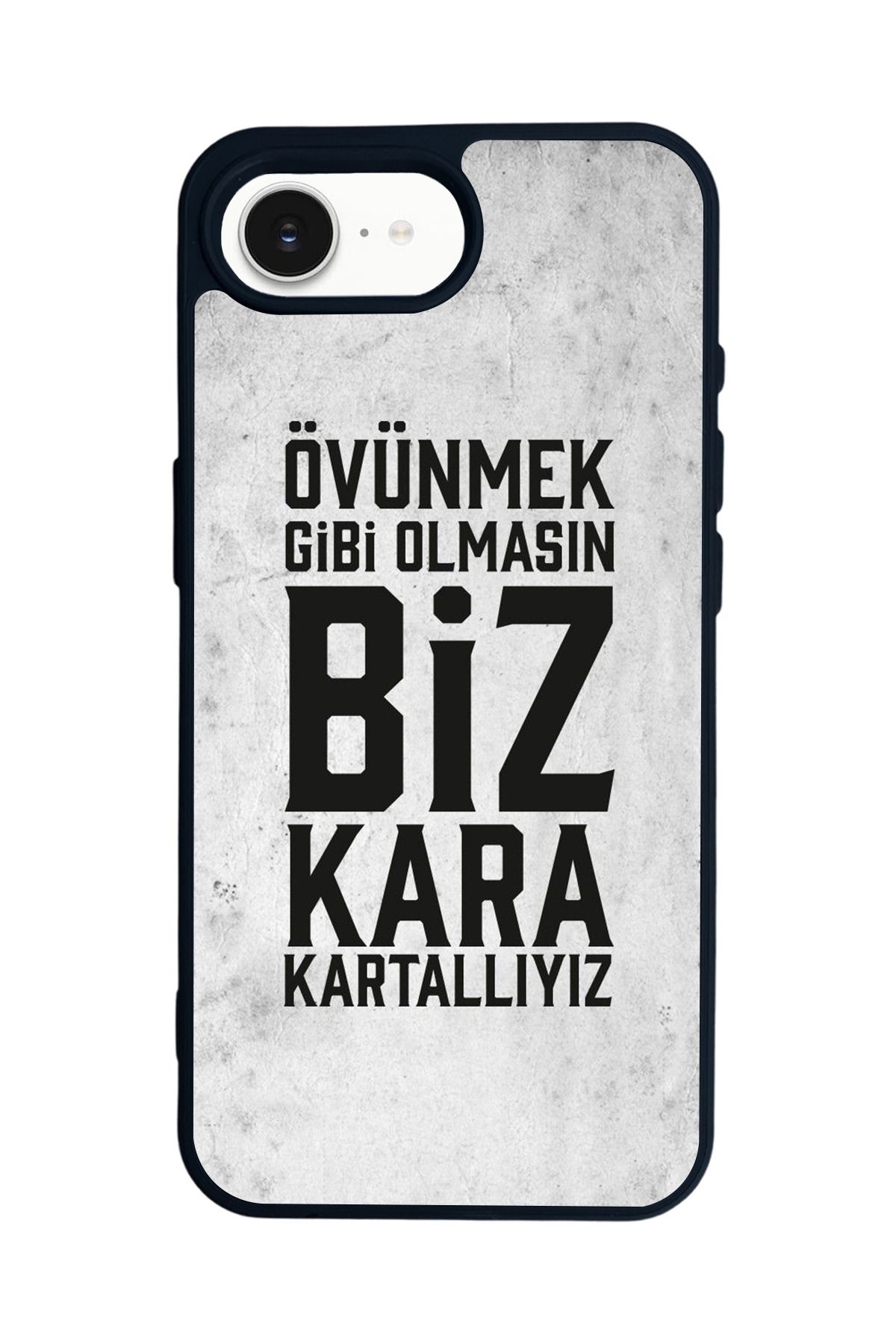 Aksel Kılıf Apple iPhone 16e Uyumlu Baskılı,Mat Siyah,Yumuşak Silikon,Koruyucu,Şok Emici Kapak,Kılıf