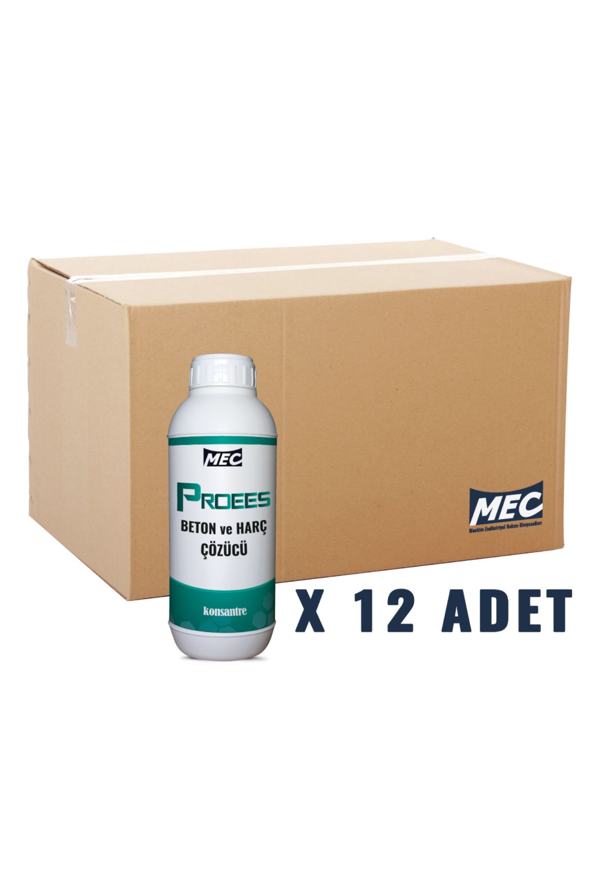 MECKİM Beton Ve Harç Çözücü Proees 1L x 12 Adet