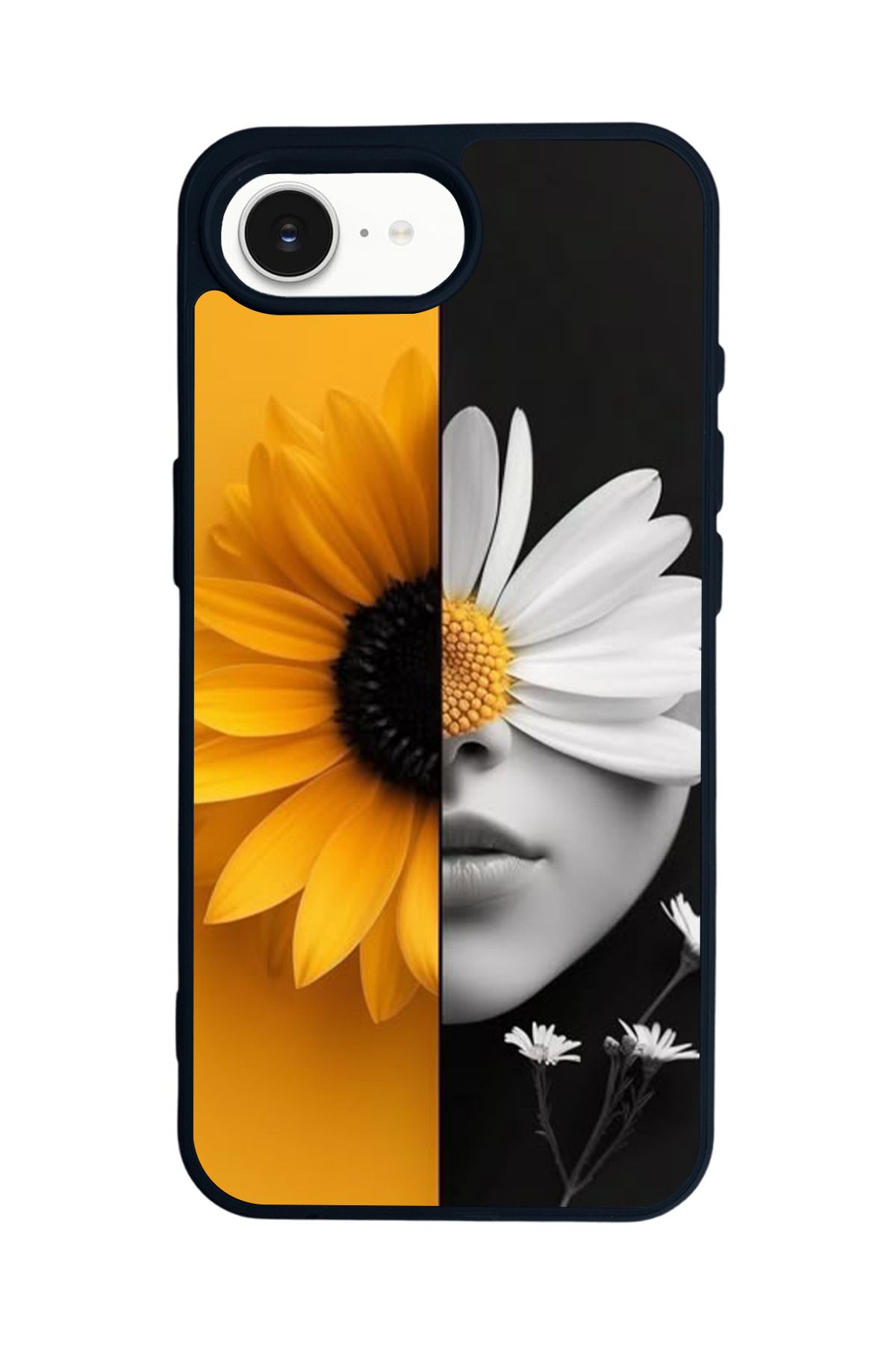 Aksel Kılıf Apple iPhone 16e Uyumlu Baskılı,Mat Siyah,Yumuşak Silikon,Koruyucu,Şok Emici Kapak,Kılıf