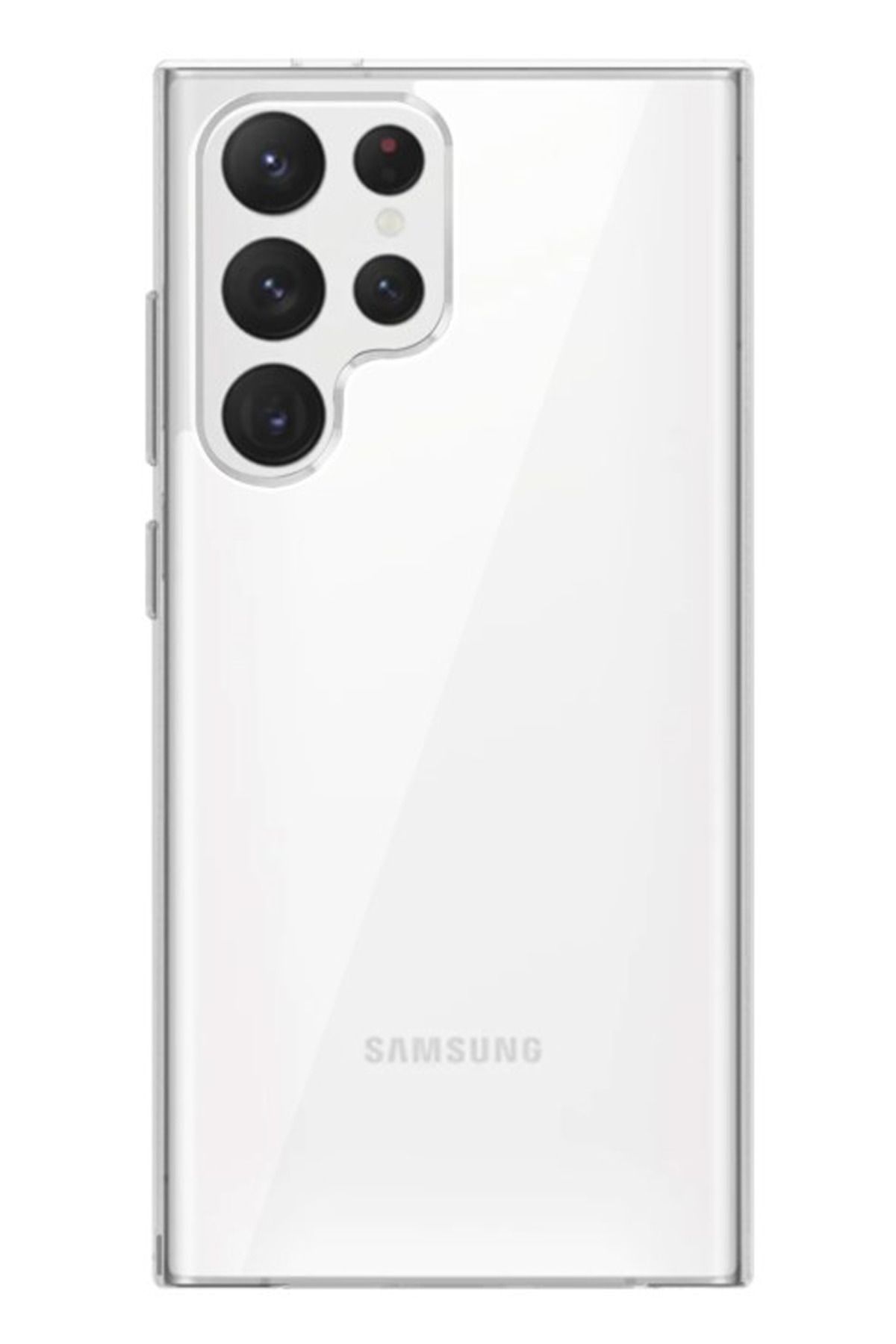 TechTree Samsung Galaxy S22 Ultra Şeffaf Silikon Kılıf