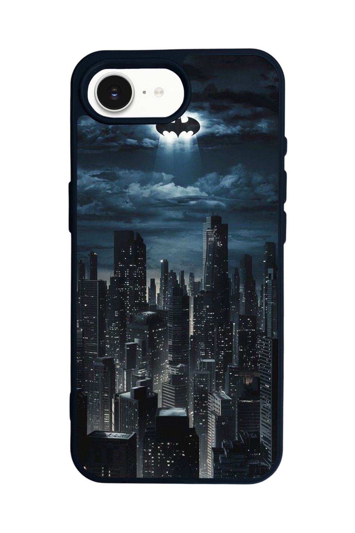 Aksel Kılıf Apple iPhone 16e Uyumlu Baskılı,Mat Siyah,Yumuşak Silikon,Koruyucu,Şok Emici Kapak,Kılıf