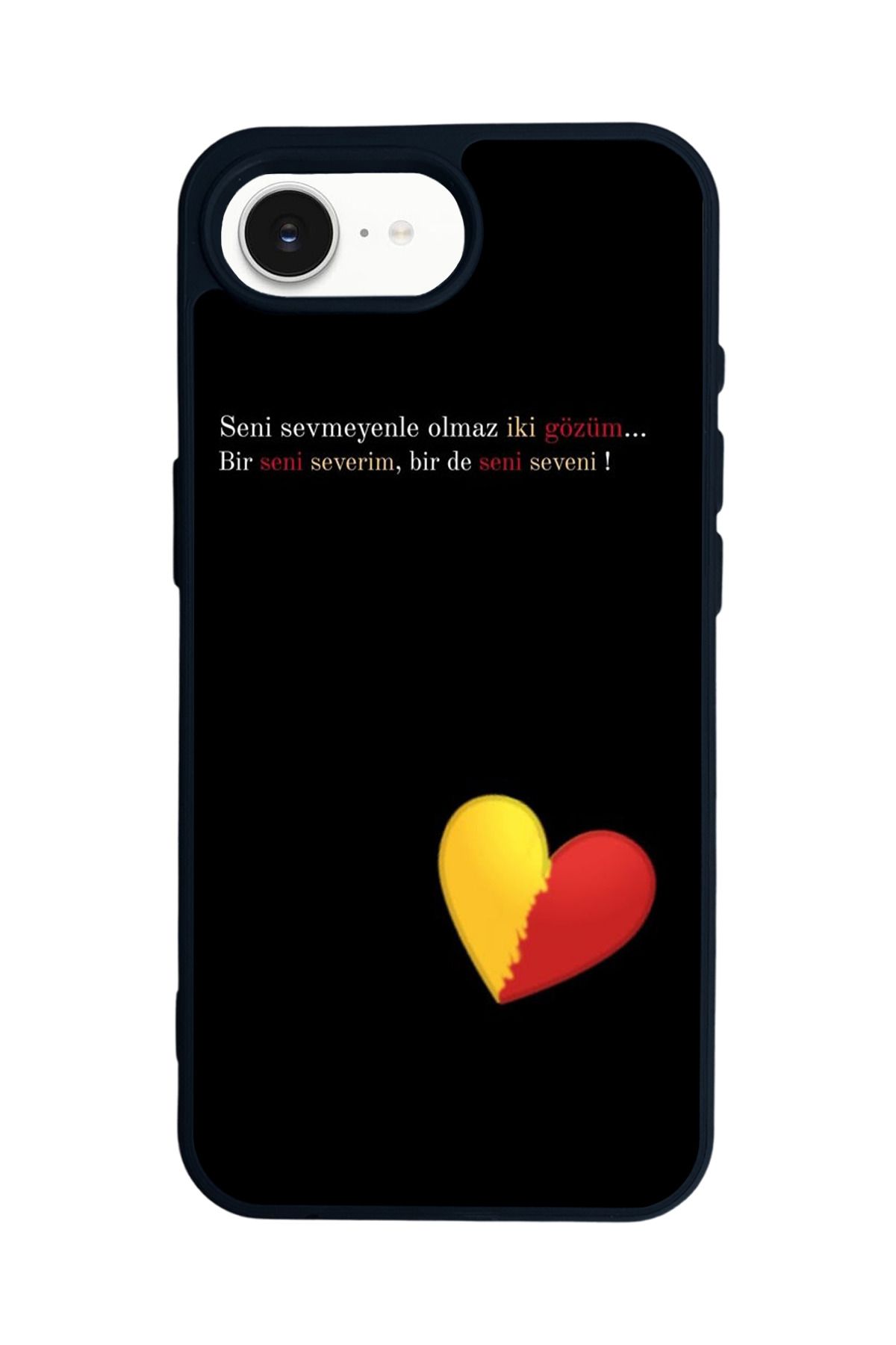 Aksel Kılıf Apple iPhone 16e Uyumlu Baskılı,Mat Siyah,Yumuşak Silikon,Koruyucu,Şok Emici Kapak,Kılıf