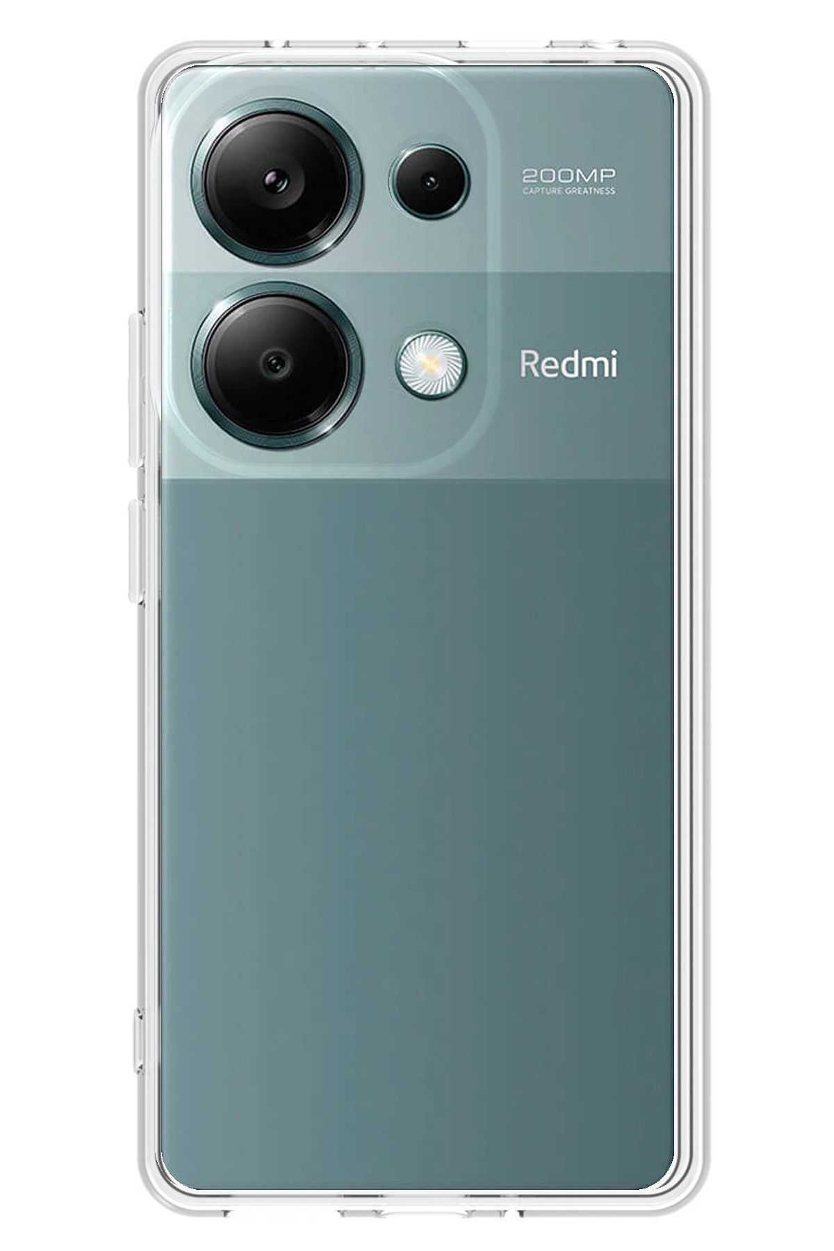TechTree Redmi Note 13 PRO 4G Şeffaf Silikon Kılıf