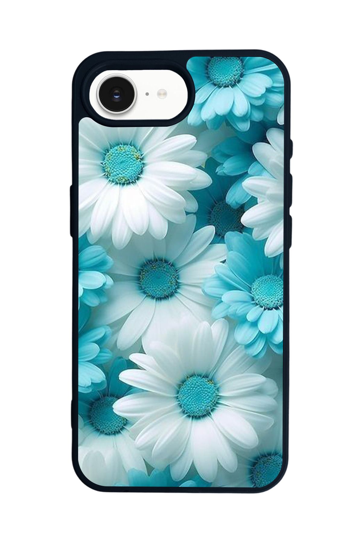 Aksel Kılıf Apple iPhone 16e Uyumlu Baskılı,Mat Siyah,Yumuşak Silikon,Koruyucu,Şok Emici Kapak,Kılıf