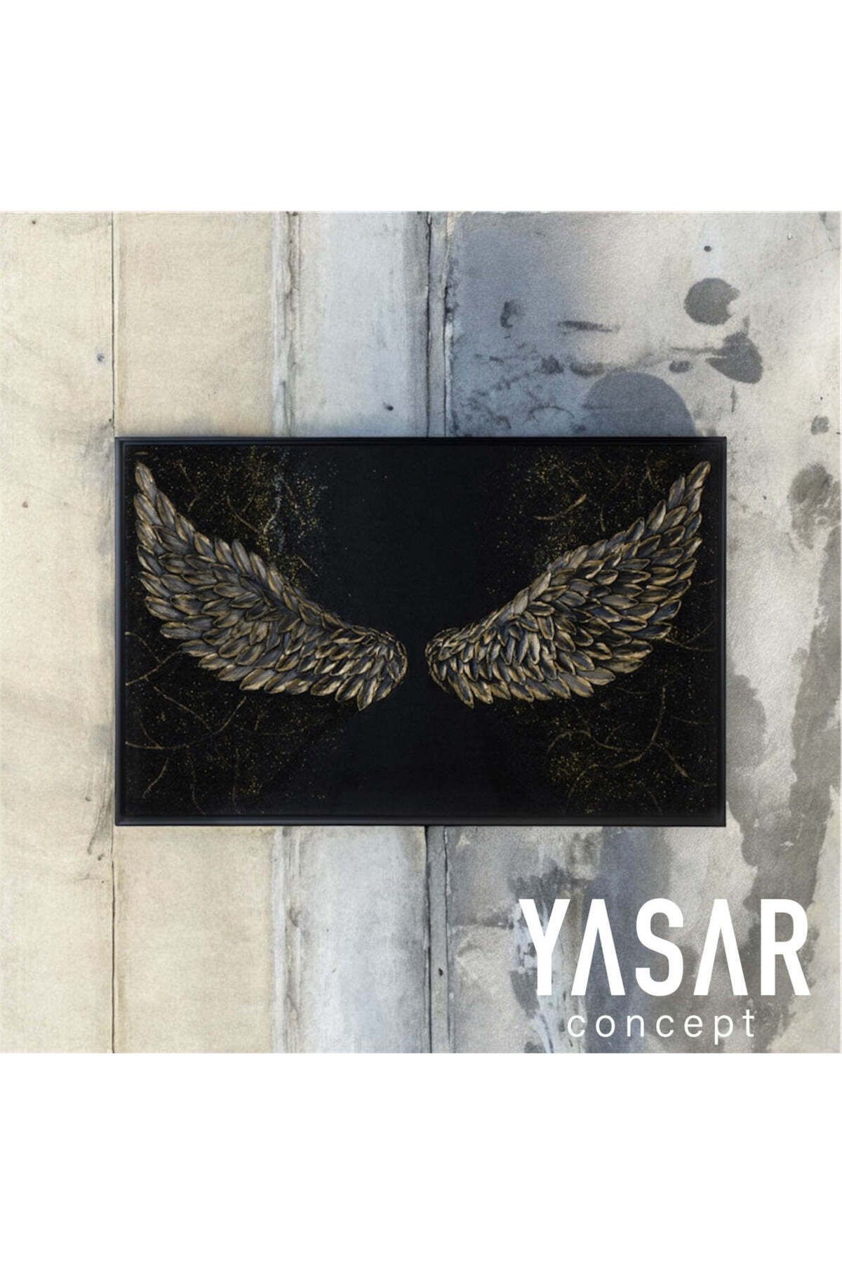 YSR CONCEPT Golden Wings El Yapımı Tablo