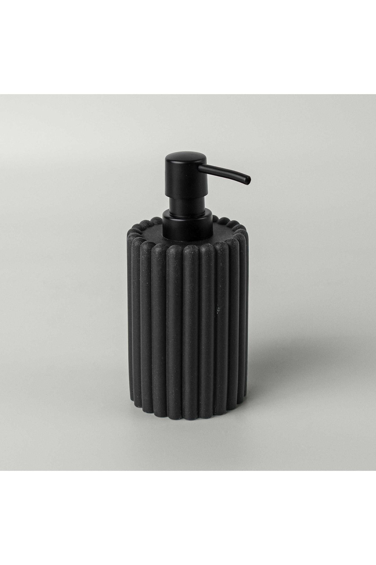 Linens Lundo 8x8x17,2 cm Sıvı Sabunluk Siyah