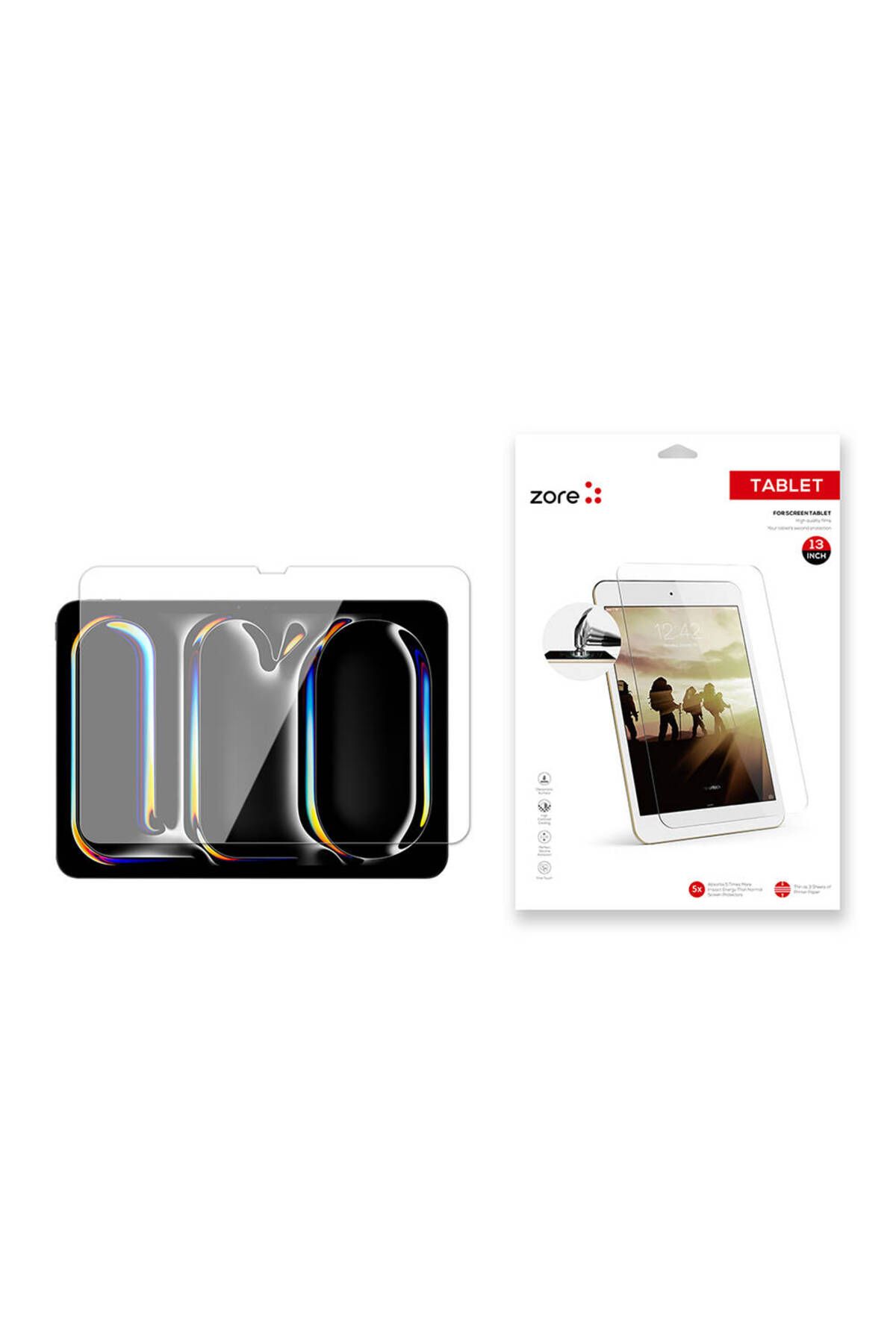 Megafox Teknoloji Apple iPad Pro 13 2024 Uyumlu Ekran KoruyucuTablet Blue Nano Ekran Filmi