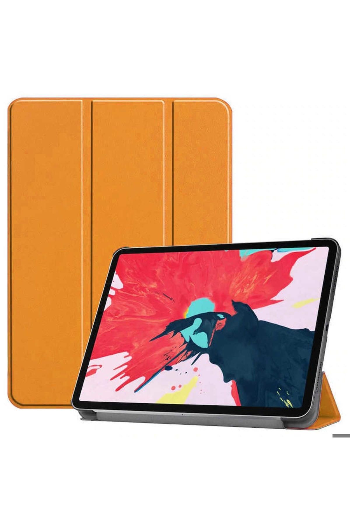 Megafox Teknoloji Apple iPad Pro 11 2020 (2.Nesil) Uyumlu Tablet Kılıfı Smart Cover Standlı Kılıf