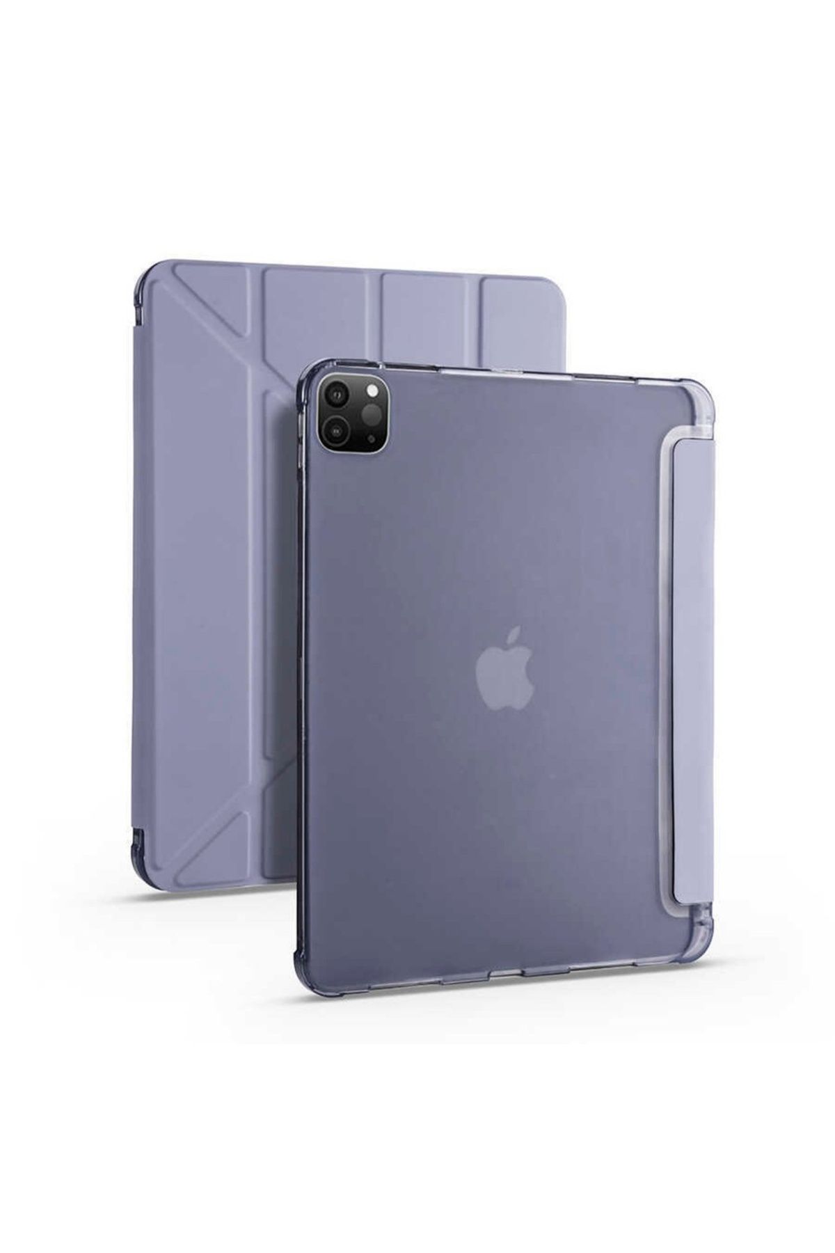 Megafox Teknoloji Apple iPad Pro 11 2020 (2.Nesil) Uyumlu Tri Folding Kalem Bölmeli Tablet Kılıfı