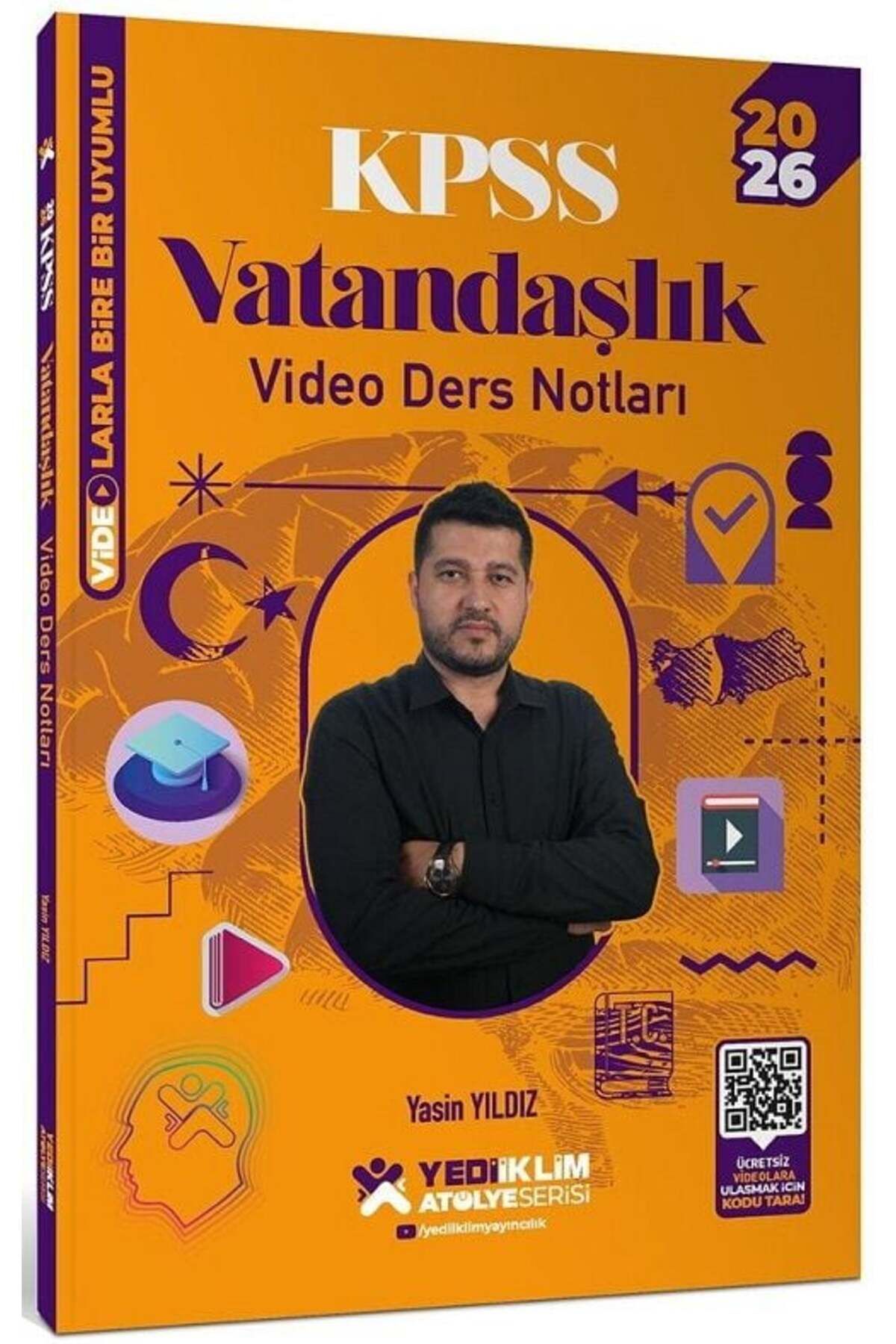 Makro Kitabevi Yayınları Yediiklim 2026 Baskı KPSS Vatandaşlık Atölye Video Ders Notları