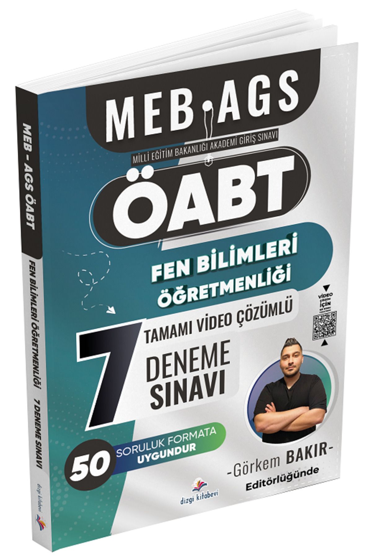 Makro Kitabevi Yayınları Dizgi Kitap 2025 ÖABT MEB-AGS Fen Bilimleri Öğretmenliği 7 Deneme Çözümlü