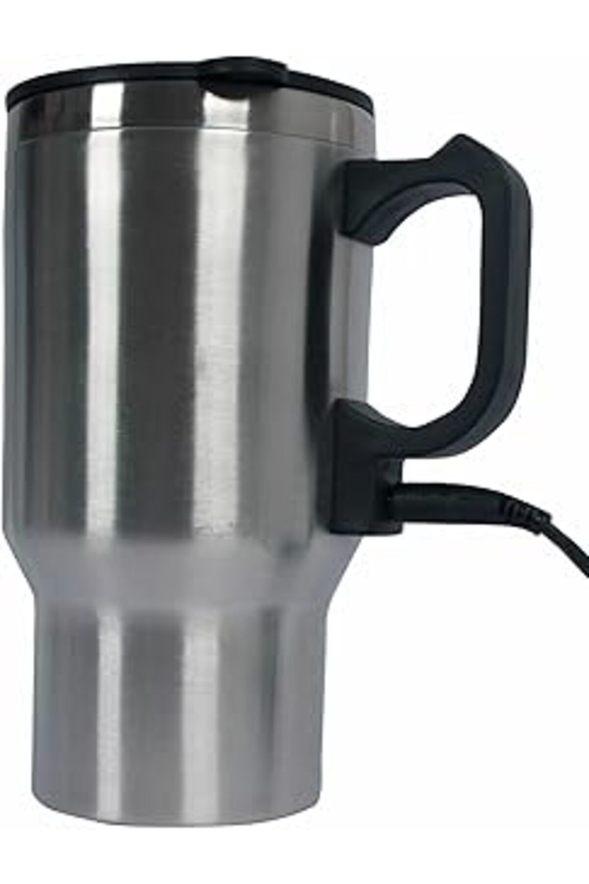 Mu Art Ahşap Chermik Araç Içi Su Isıtıcı 12V Kahve Makinası Kupa Tip Mug Termos