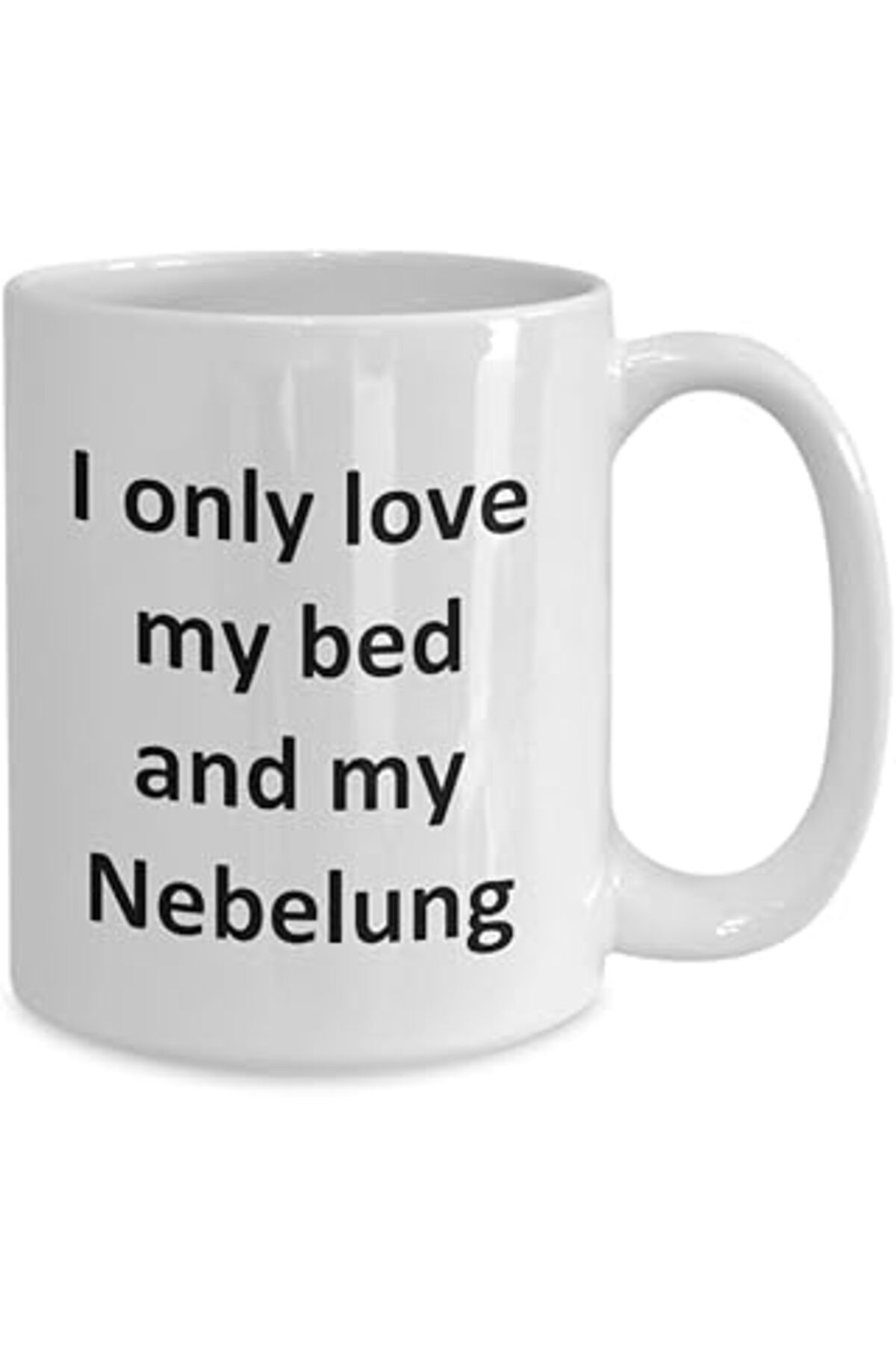 NETWORK ART Print Dore Esprili Nebelung Kupa - Kupa Bardak Nebelung Kedisi Kahve Fincanı - Ingilizce Kahve Kup