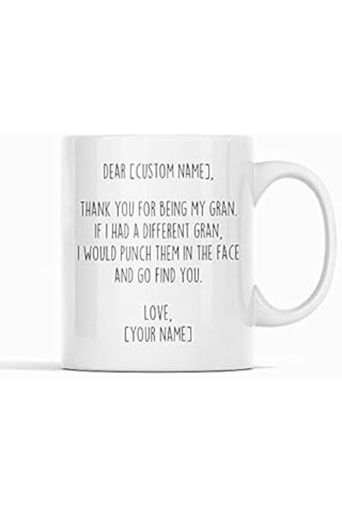 NETWORK ART Print Dore Gran Gran Gifts Personalized Custom Name Mug Gifts For Gran Funny Gran Gift Idea Mothers