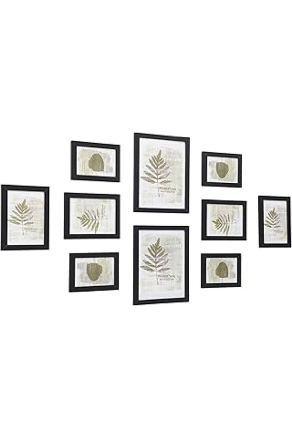 Mu Art Ahşap Songmics Resim Çerçevesi Seti 10'Lu, 20 X 25 Cm Boyutunda 2 Fotoğraf, 13 X 18 Cm Boyutunda 4 Fotoğr