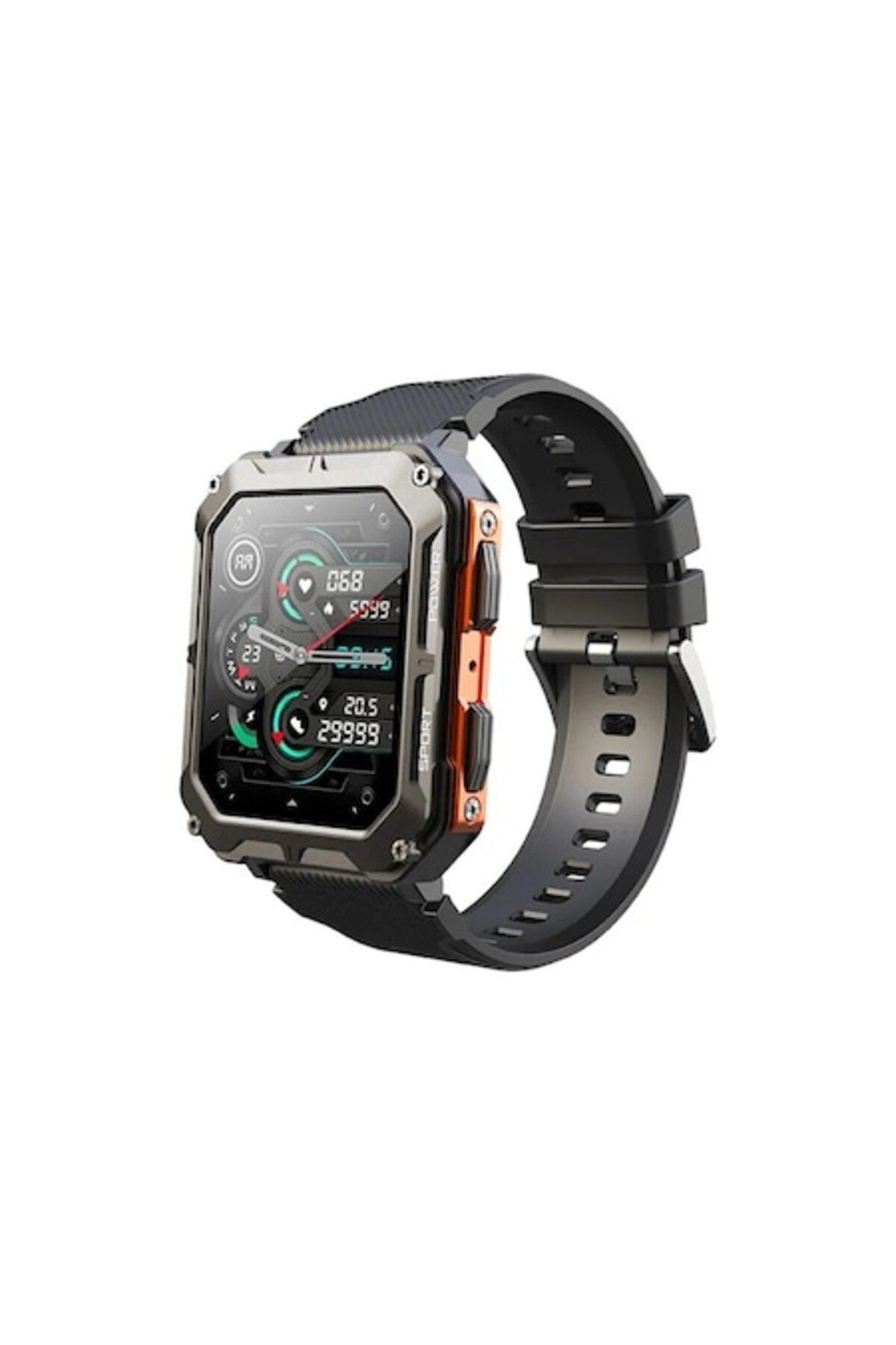OEM-Smartwatch C20Pro, Ecran 1.83 inch, apel Bluetooth, ritm cardiac, tensiune, IP68, Android 6.0, iOS 9 1