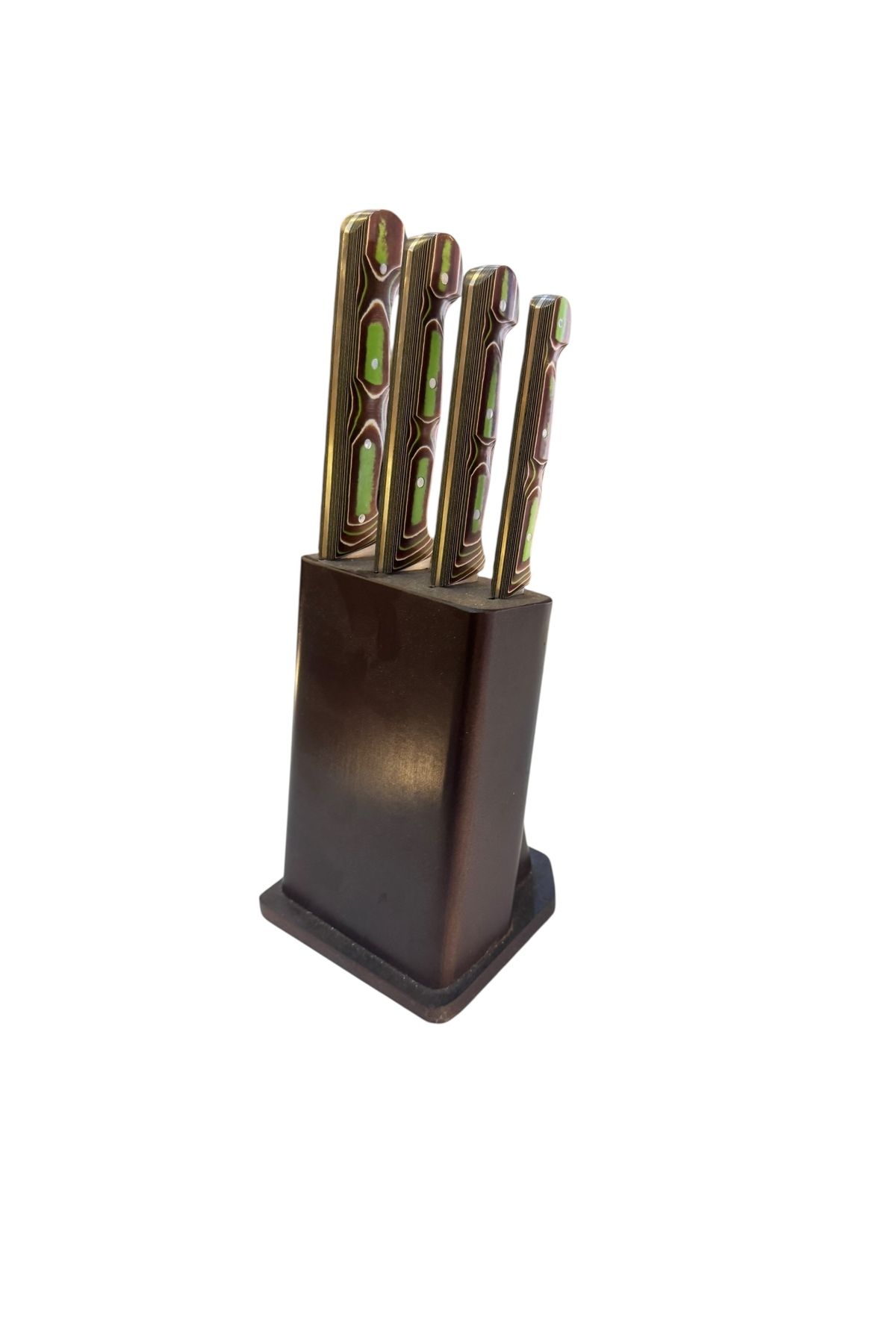 seymenbıçakçılık Sürmene El Yapımı 4"lü Set Kütük Hediye