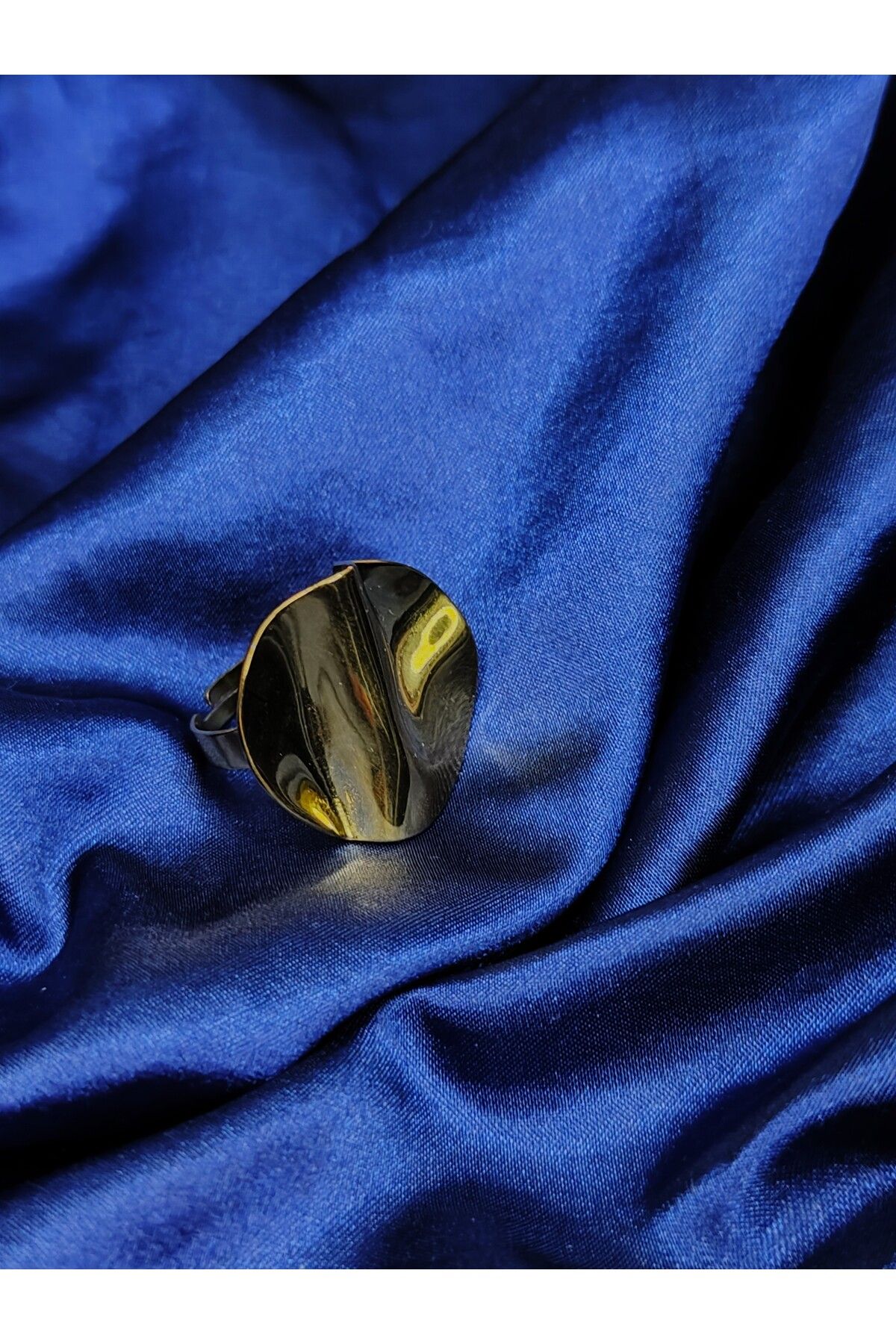 JEWELRY GOLD PASLANMAZ ÇELİK YÜZÜK (Ayarlanabilir)