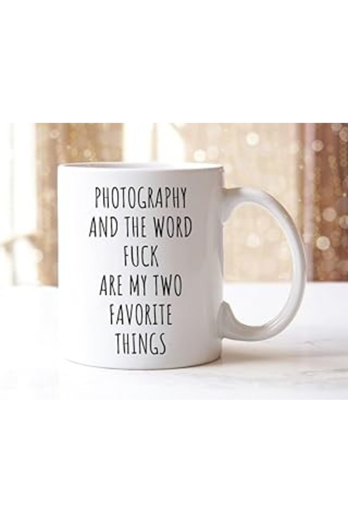 NETWORK ART Print Dore Fotoğrafçılık Ve Lanet Benim En Sevdiğim Iki Şeydir Kupa - Doktora Hediye - Ingilizce Ka