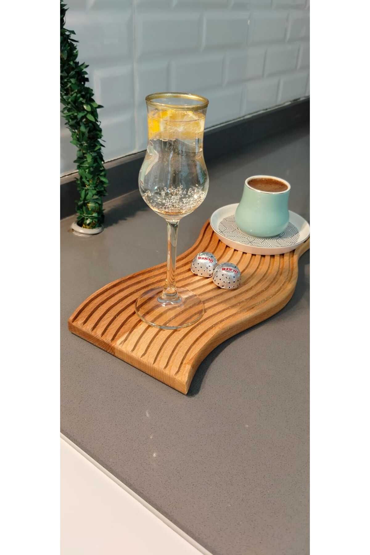 Mobika Home AHŞAP SUNUMLUK ZİKZAK