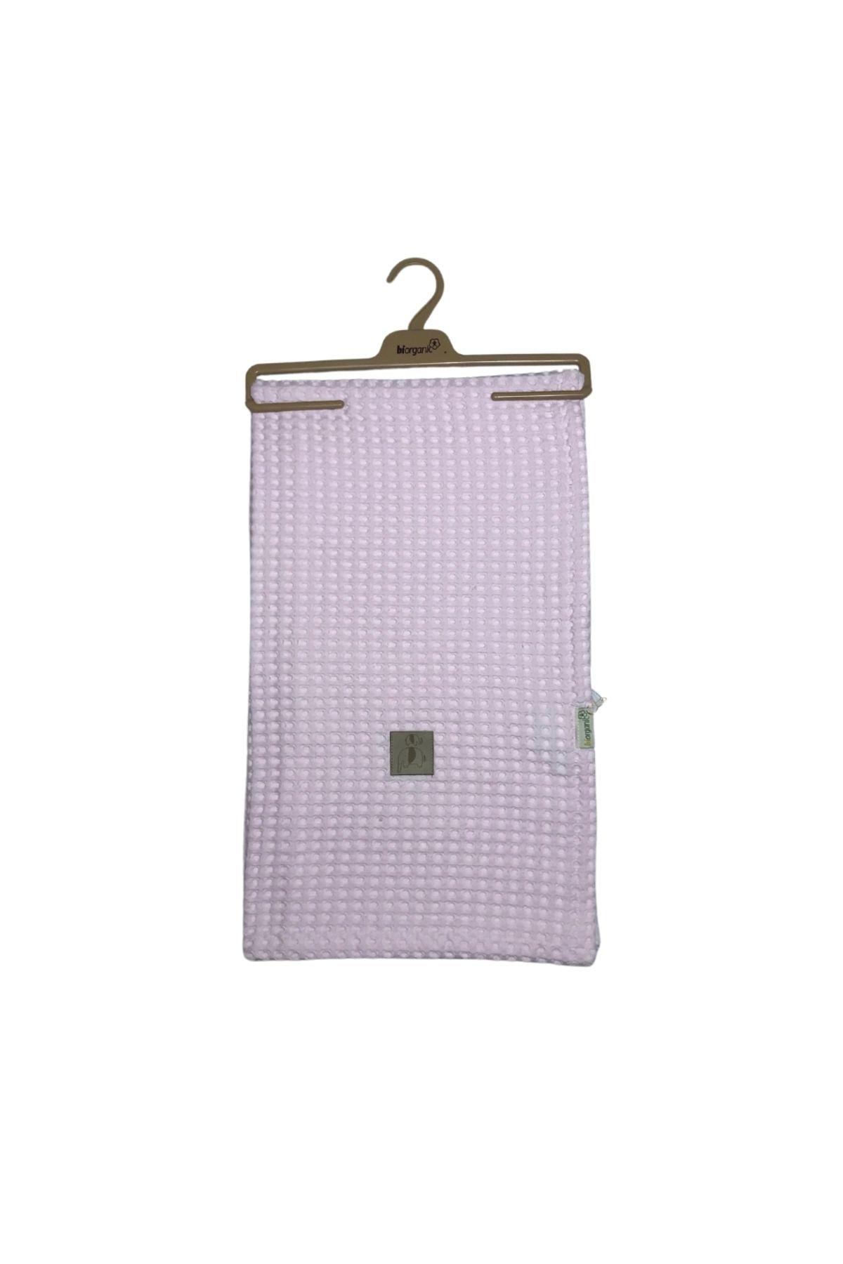 MBB ETİCARET Bibaby Biorganic Bebek Pike Battaniye 100x115 cm 64712 Pembe