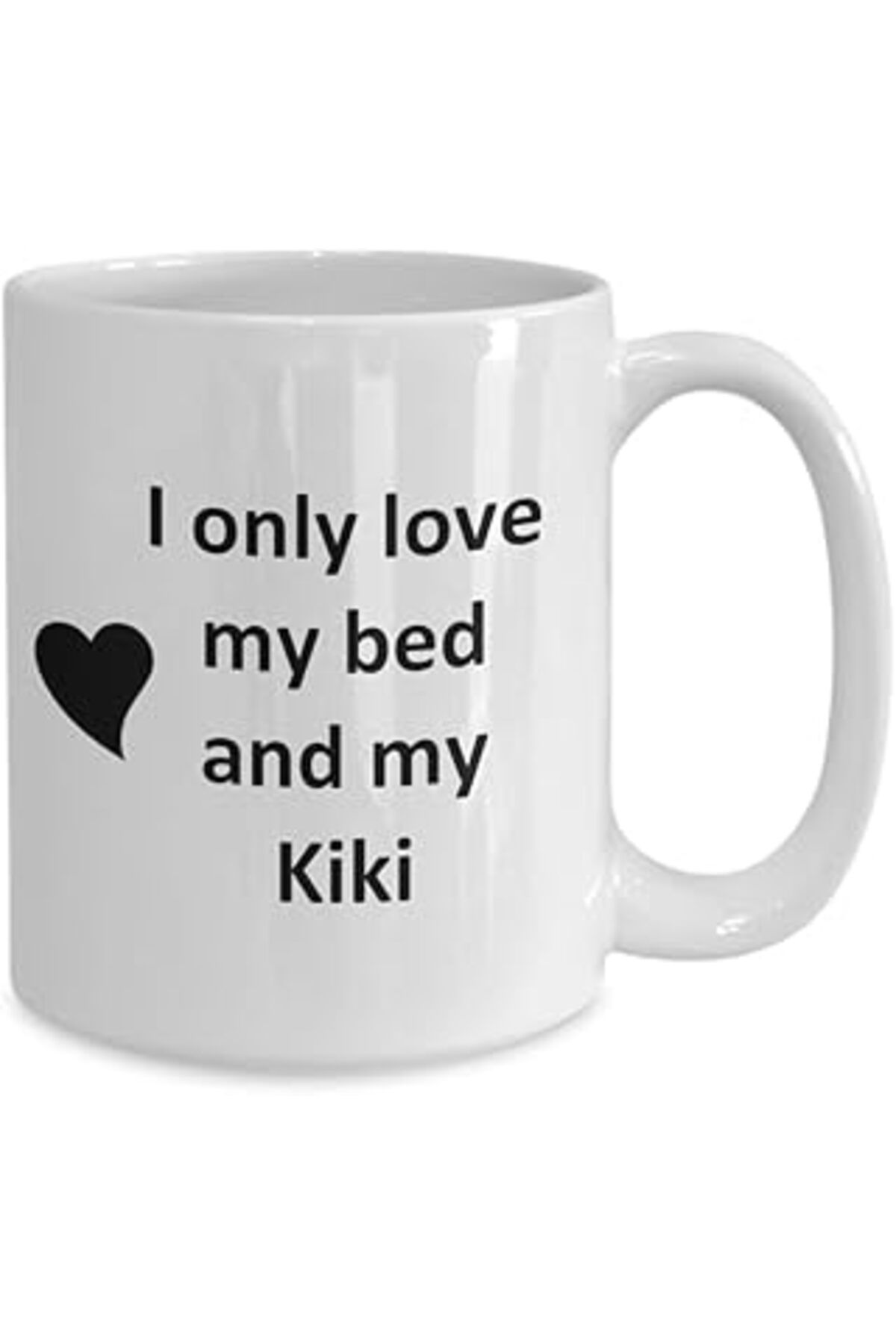 NETWORK ART Print Dore Kiki Lover Kupa - Kedi Köpek Kuş Evcil Hayvan Adı - Love My Kiki Adı Kahve - Ingilizce K