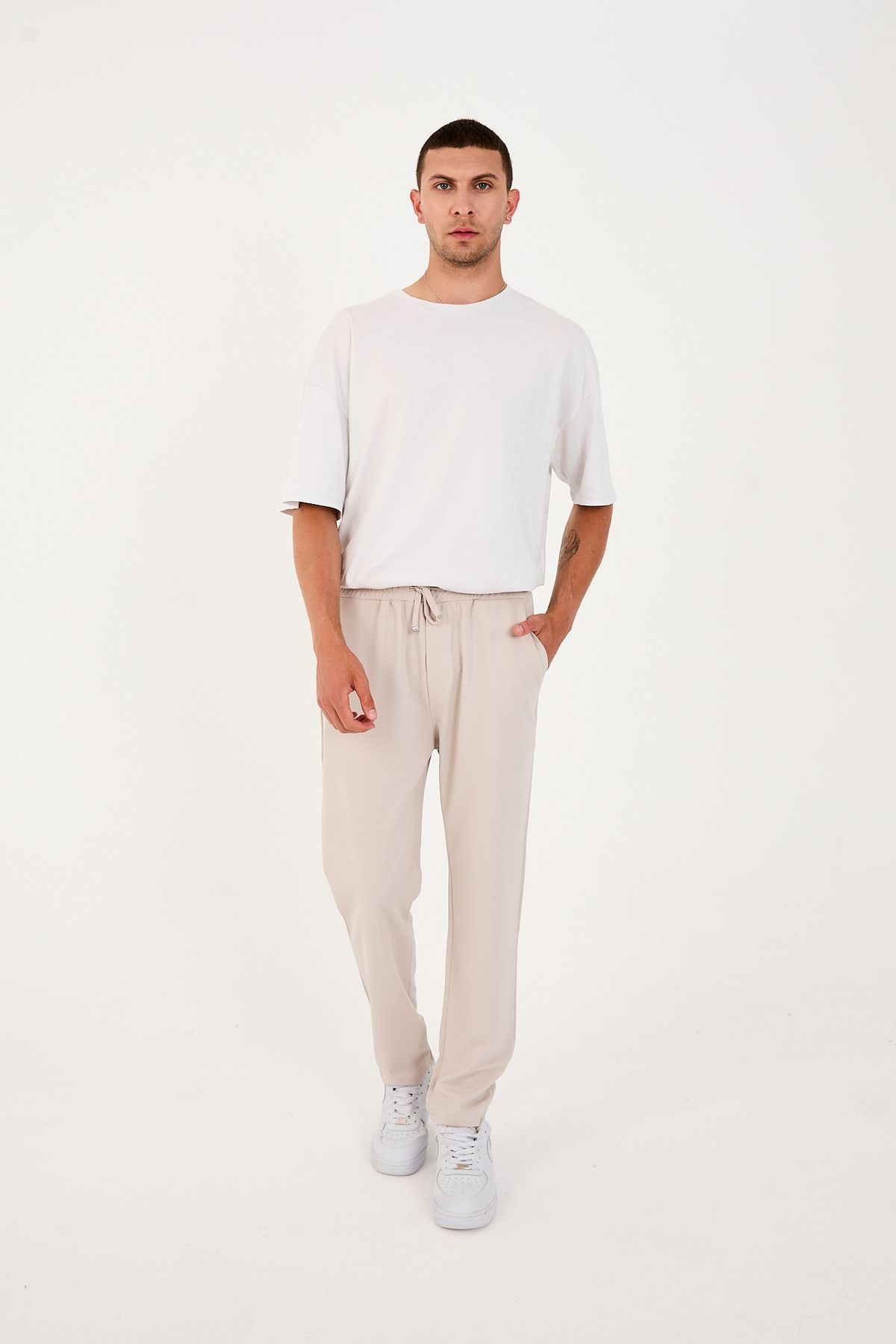 KAPHONE-Men's Straight Leg Trousers with Back Pocket 2