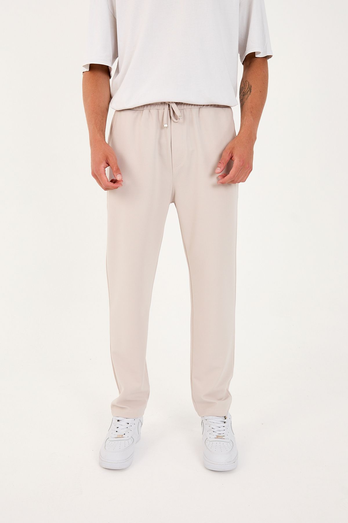 KAPHONE-Men's Straight Leg Trousers with Back Pocket 4