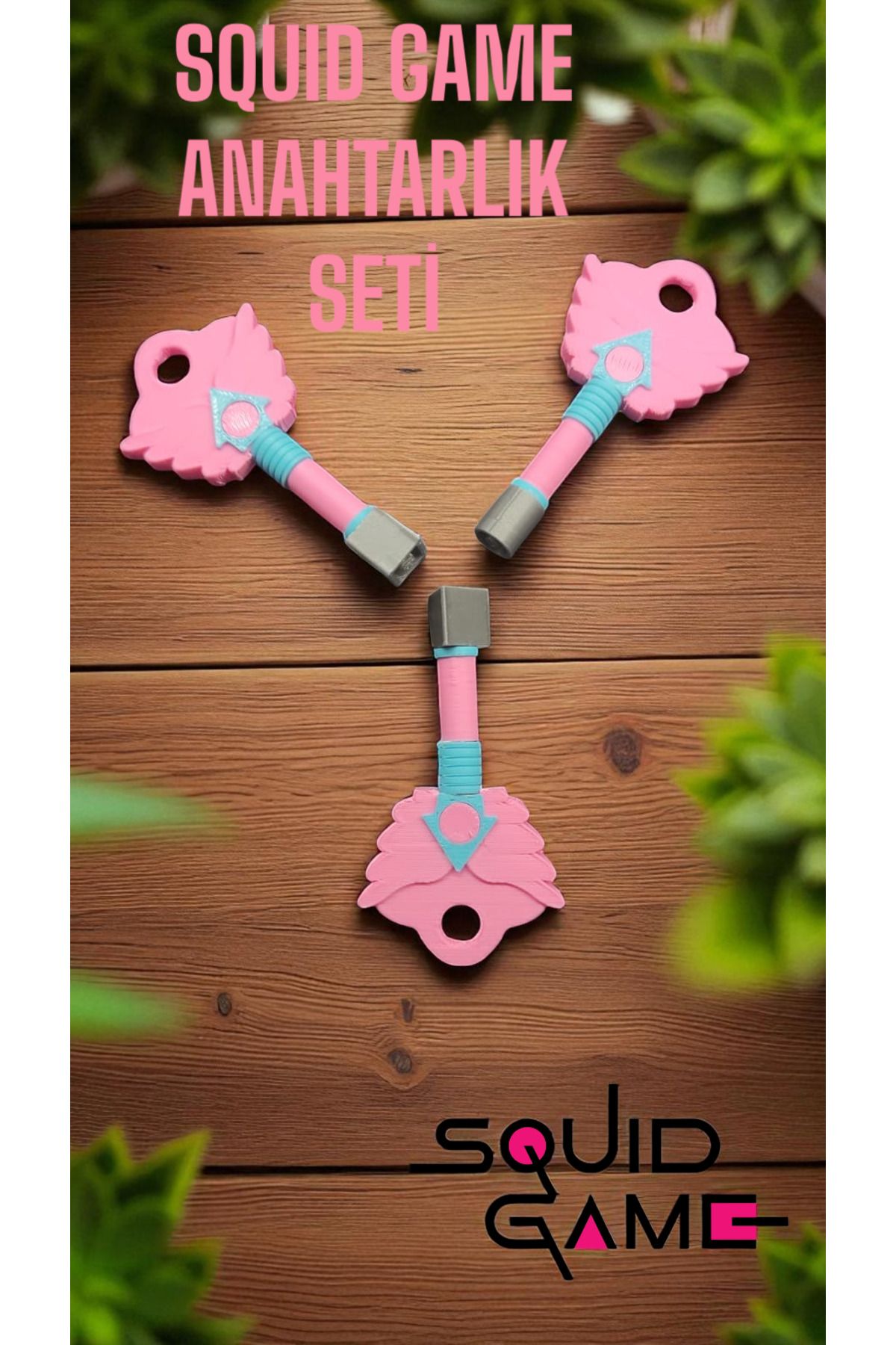 VZMZ squid game anahtarlık seti