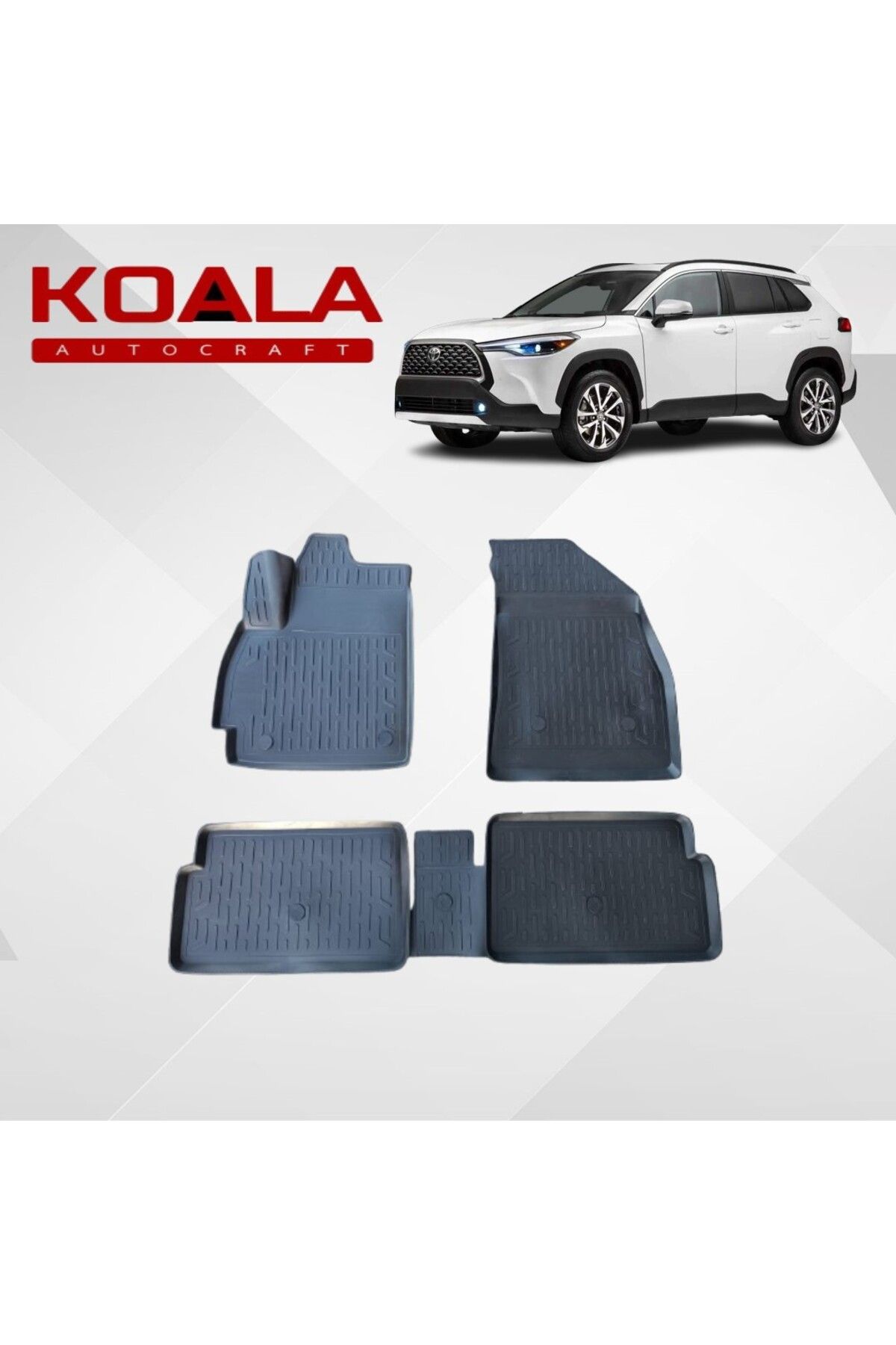 KoalaOtoTekstil TOYOTA COROLLA CROSS (2022+) Uyumlu -Araca Özel Paspas