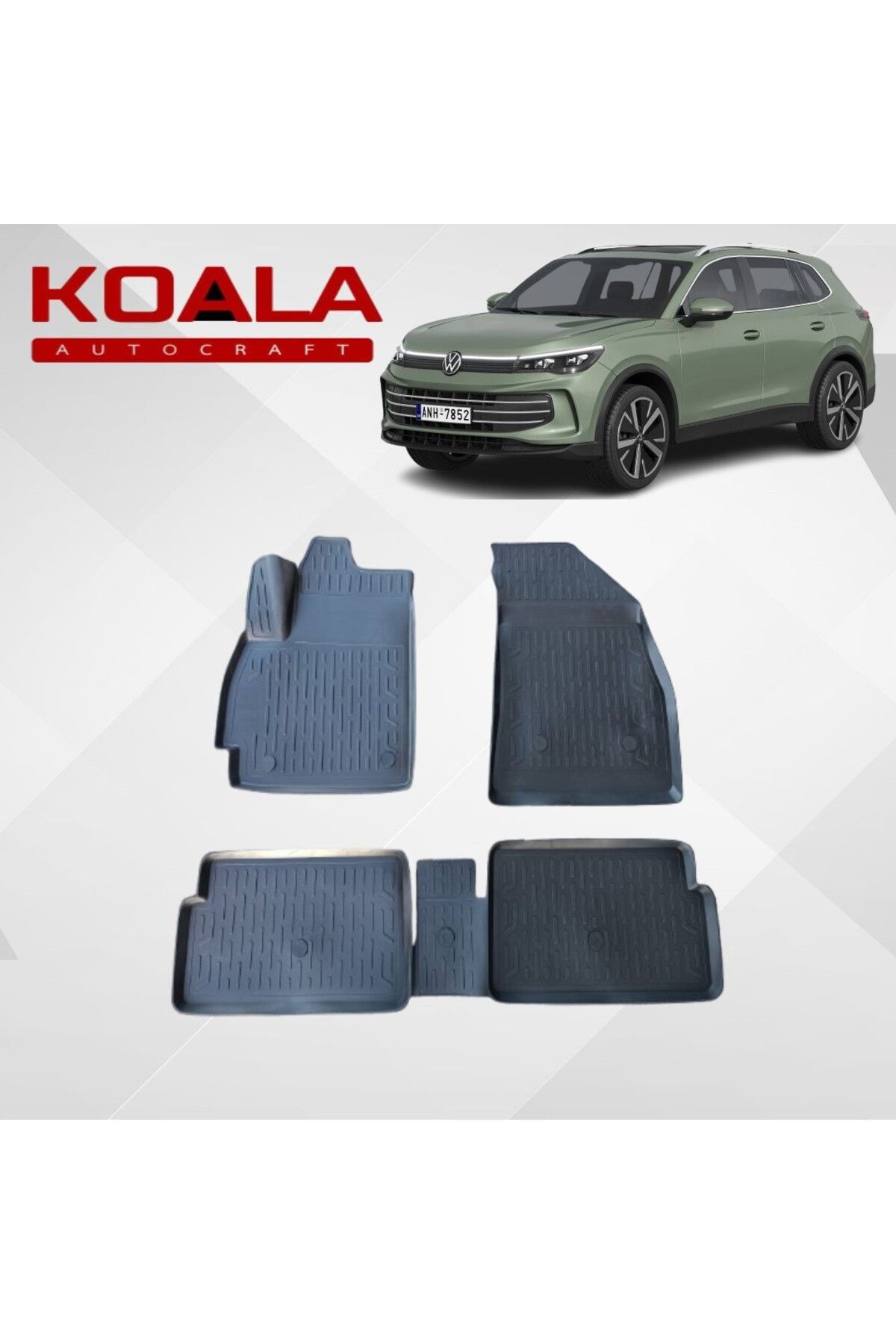 KoalaOtoTekstil VW TİGUAN E-TSI (2024+) Uyumlu -Araca Özel Paspas