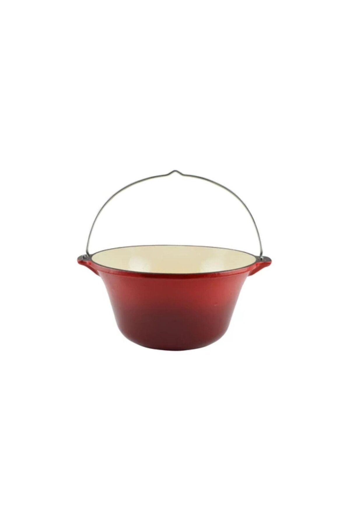 Perfect Home-Enameled Cast Iron Cauldron With Handle 7.2 L 12010, Red 1