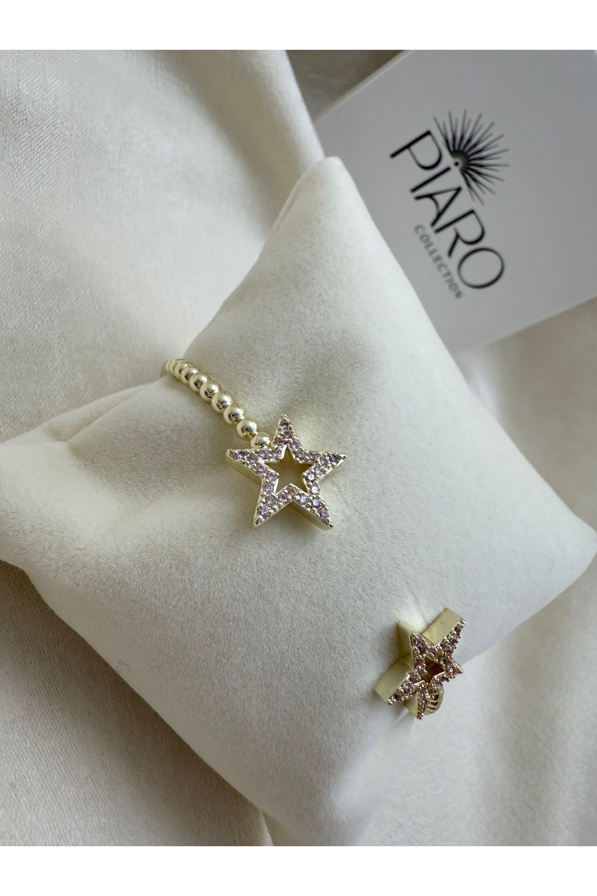 Piaro Collection Yıldız Figürlü Çelik Kelepçe