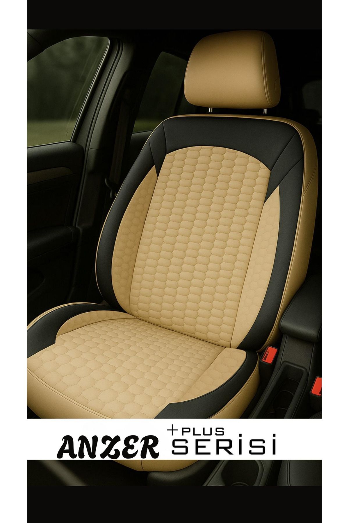 Galaxy Kia Venga Uyumlu ANZER Plus Serisi Oto Koltuk Kılıfı