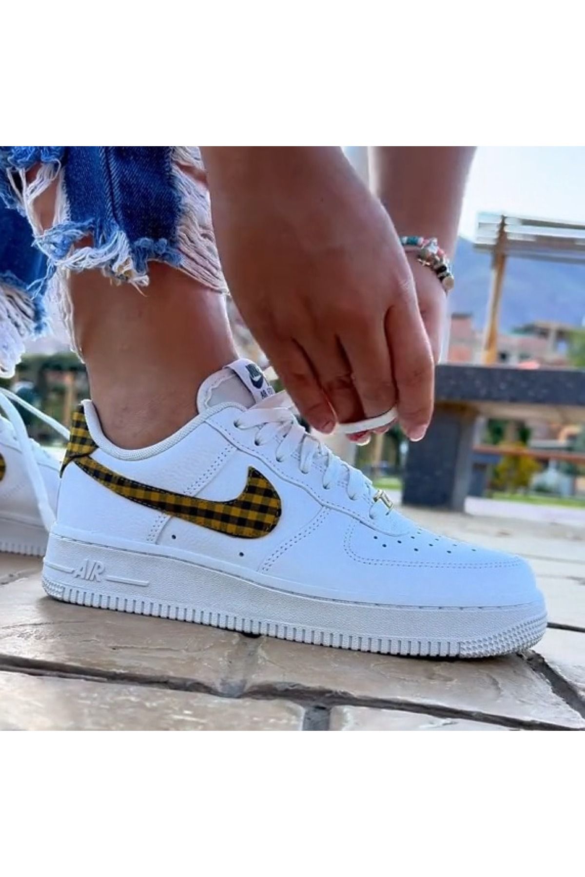 Nike Air Force 1 '07 Kadın Beyaz Spor Ayakkabı Sportie