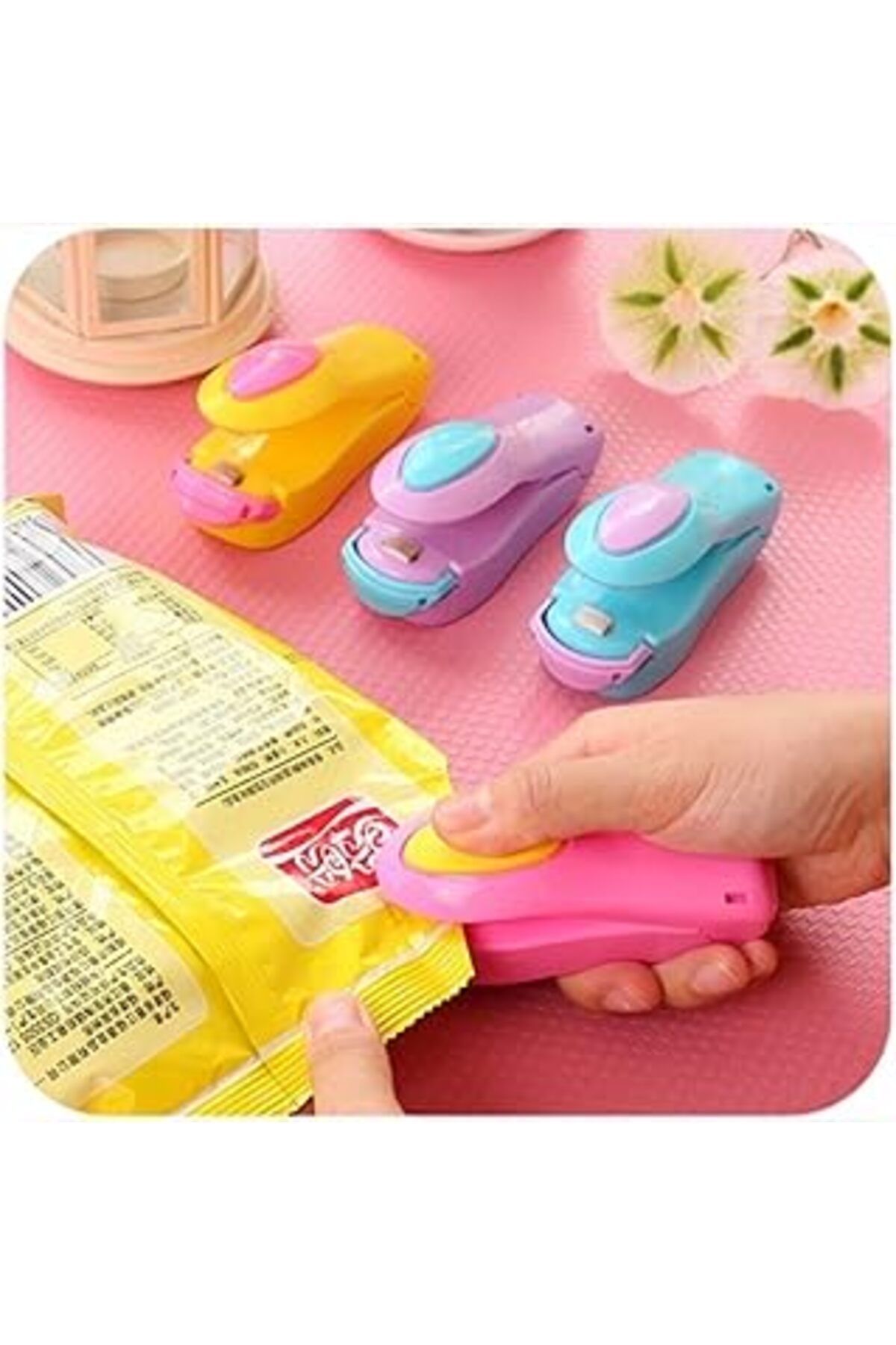 Mu Art Ahşap Pilli Mini Poşet | Isıyla Yapıştırıcı Poşet Kapatma Makinesi | Plastik Naylon Torba Mühürleme Aleti