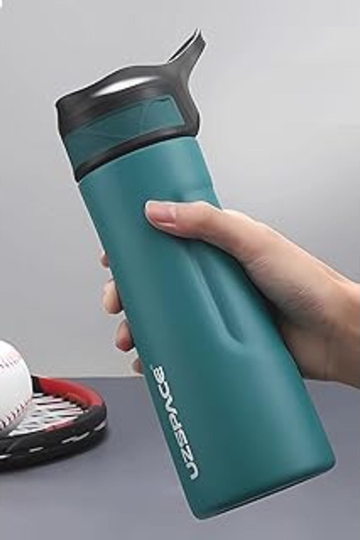 Mu Art Ahşap Uzspace Pipetli Çelik Termos 520 Ml 4 Farklı Renk 12 Saate Kadar Yalıtım