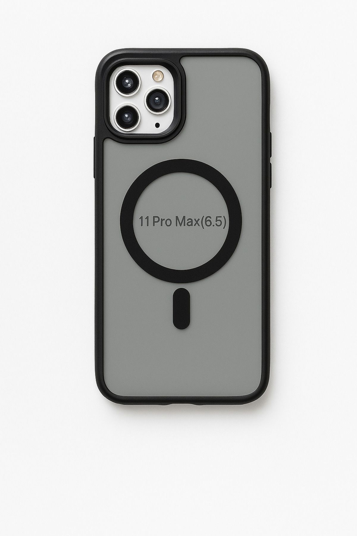 ADR Apple Iphone 11 Pro Max Kılıf Mat Magsafe Şarj Özellikli Darbe Önleyici Hassas Buton Yumuşak Kenar