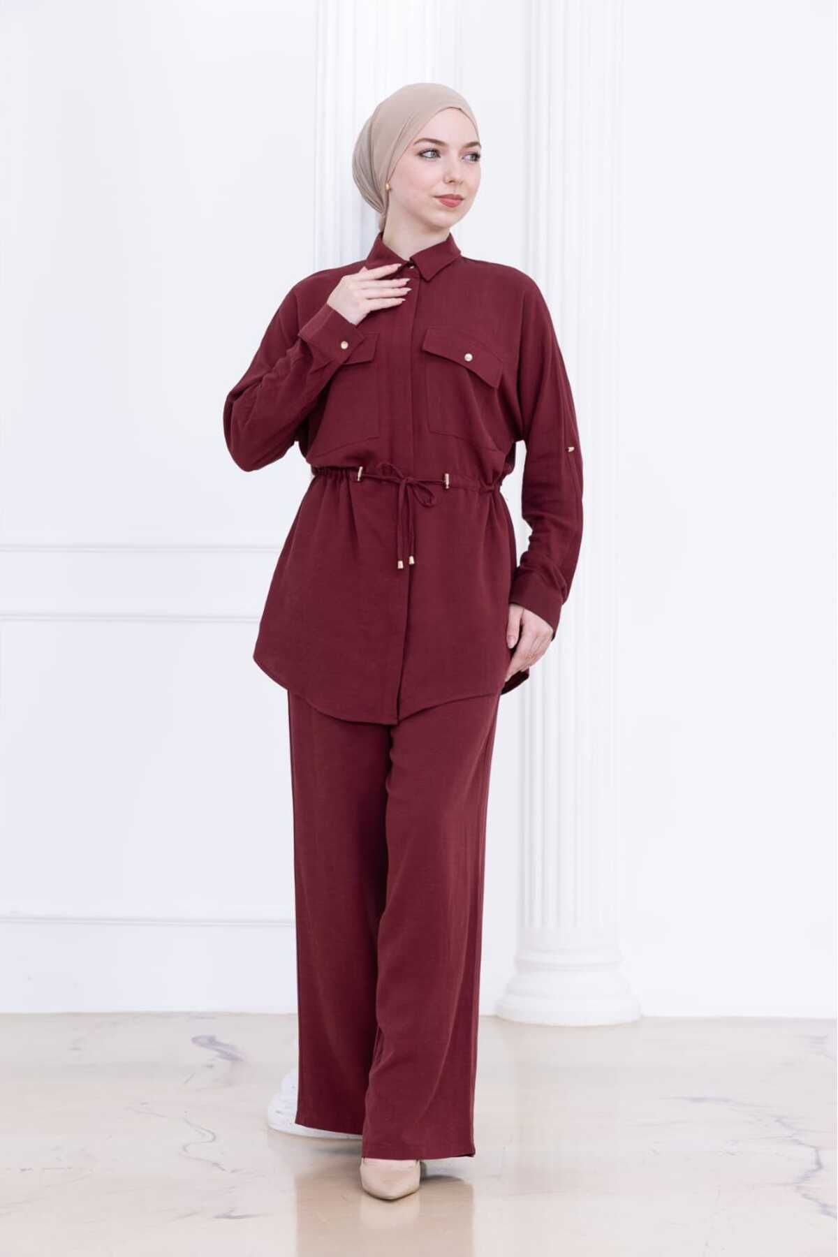 Butik CEPLİ TUNİK PANTOLONLU TAKIM