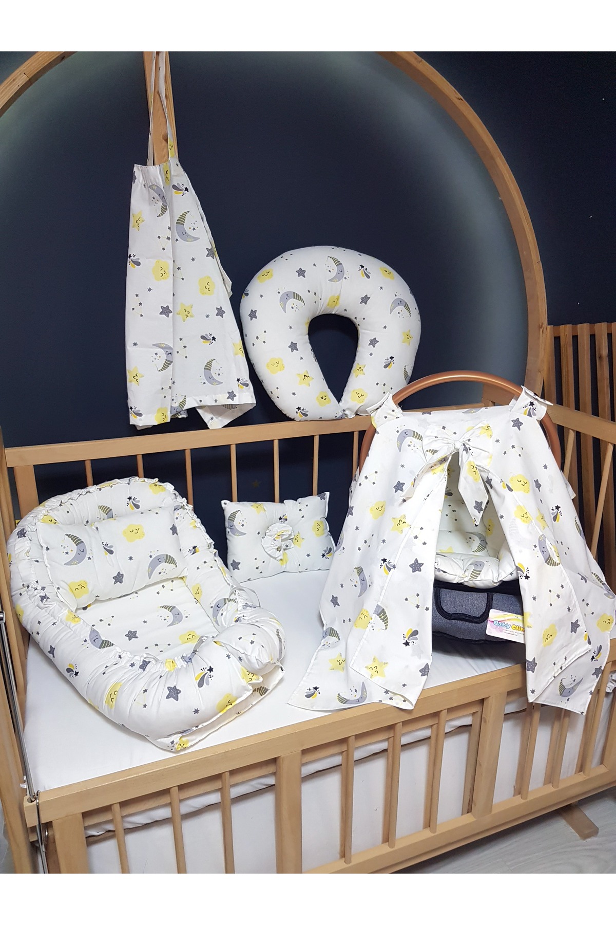 Baby Clime 7 Parça Bebek İhtiyaç Seti - Babynest, Emzirme Ürünleri ve Puset Takımı fotoğrafı 3 (önizleme)