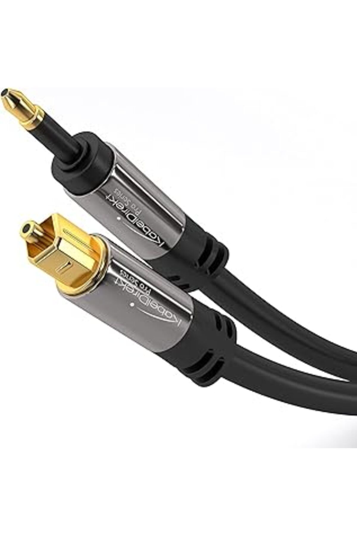 Qedii Kabeldirekt – 1,5M – Mini Toslink Kablosu (Dijital Ses Kablosu, Optik, Toslink-Mini Toslink, Fibero