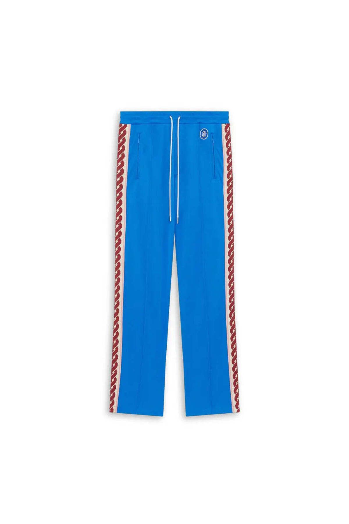 American Rag Cie Erkekler için Le Track Pants Tresse - Mavi Dikişli Eşofman Pantolonu