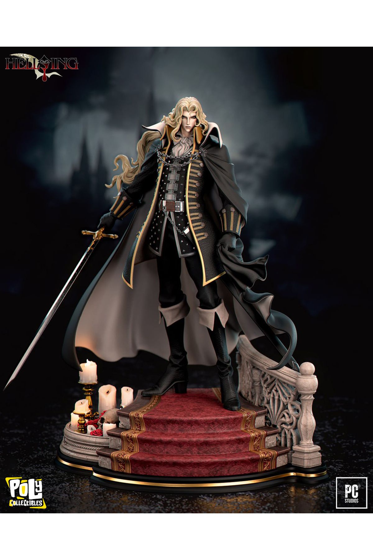 Poly Collectibles Alucard – Hellsing Premium Collectibles Figure | 30 cm