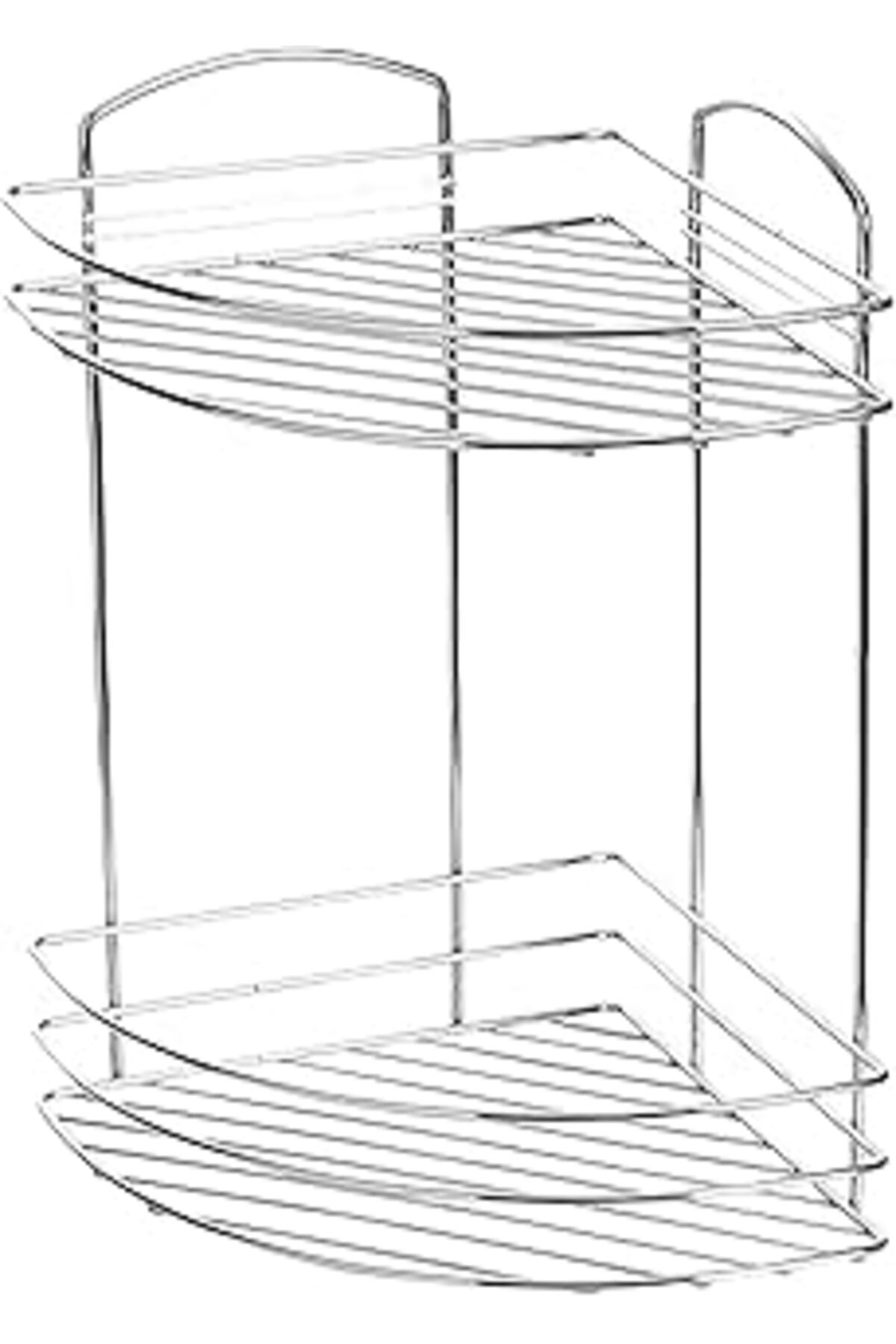 NETWORK ART Tekno-Tel Bk032 2 Katlı Duş Rafı Ve Sabunluk, Krom